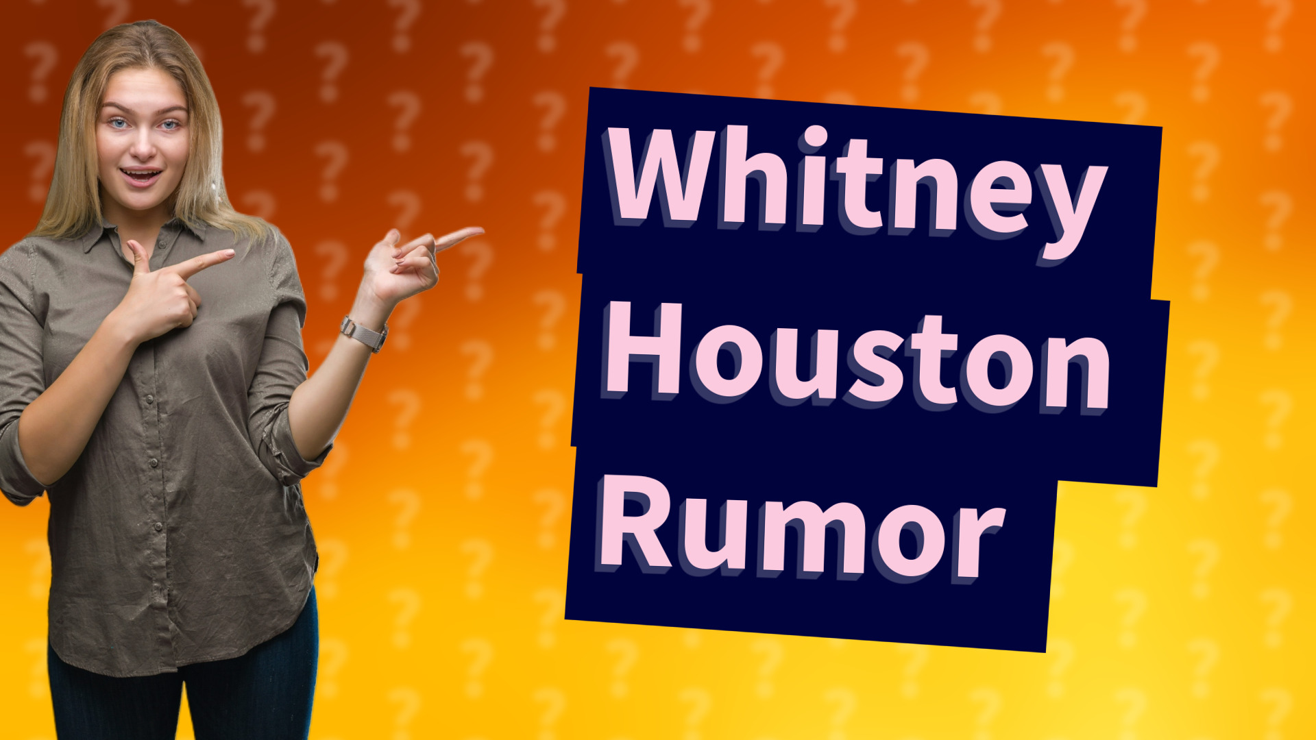 Whitney Houston Rumor