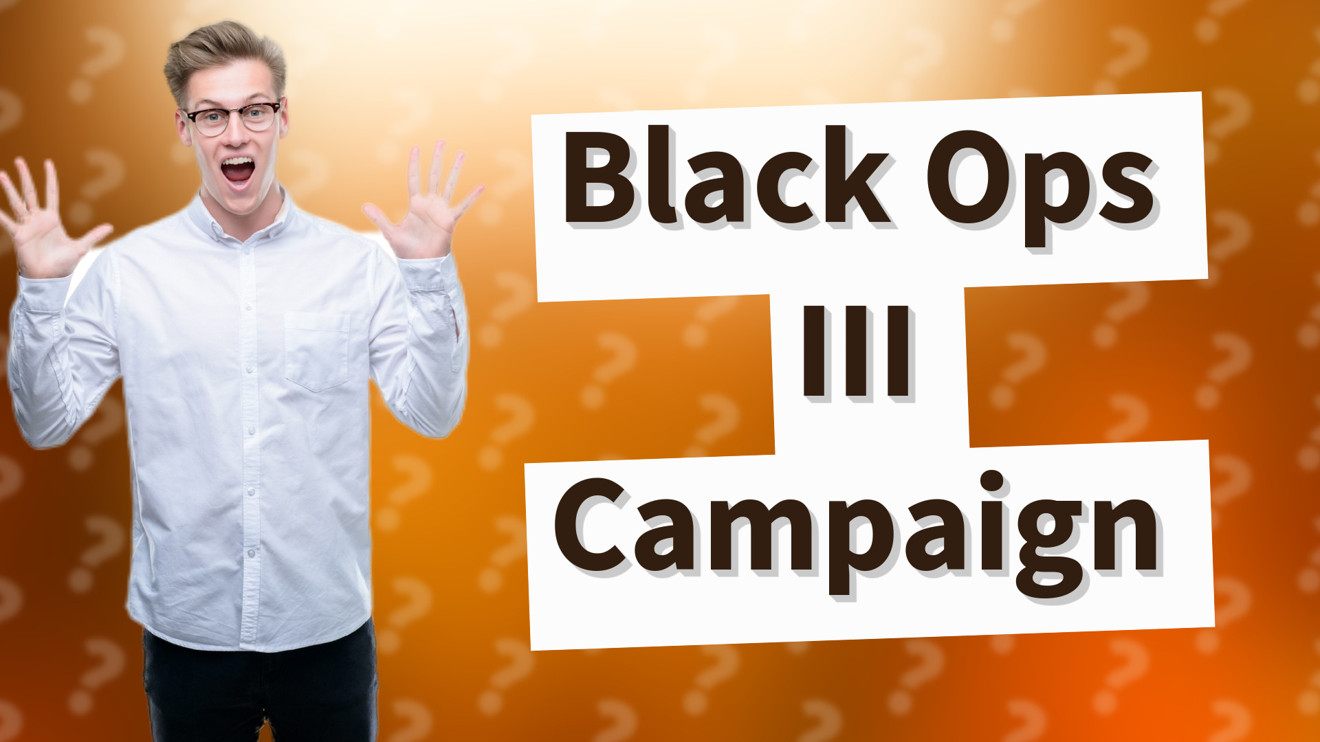 Black Ops III Campaign