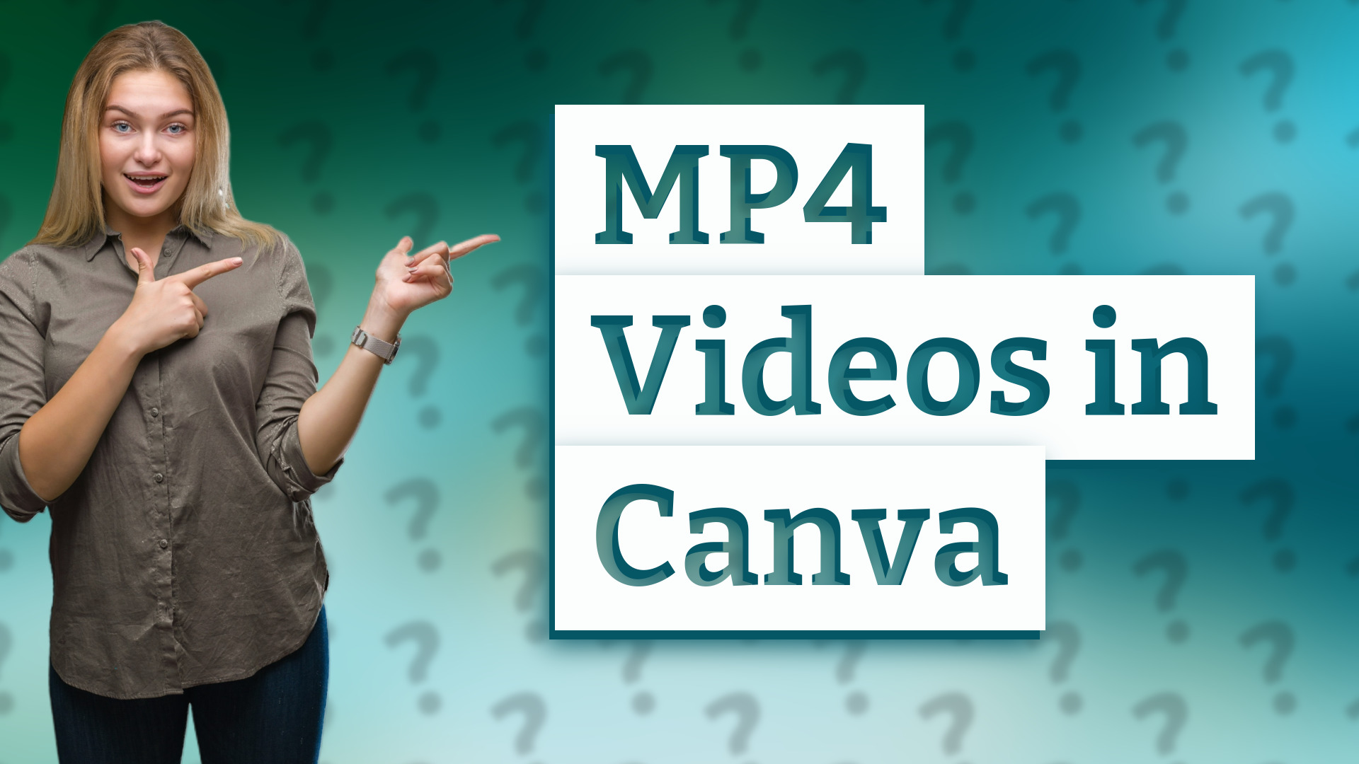 MP4 Videos in Canva