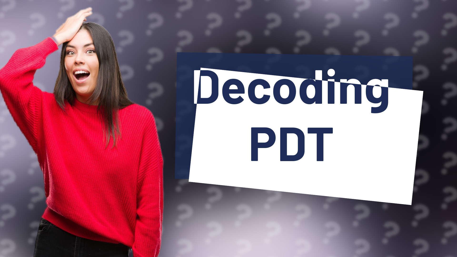 Decoding PDT