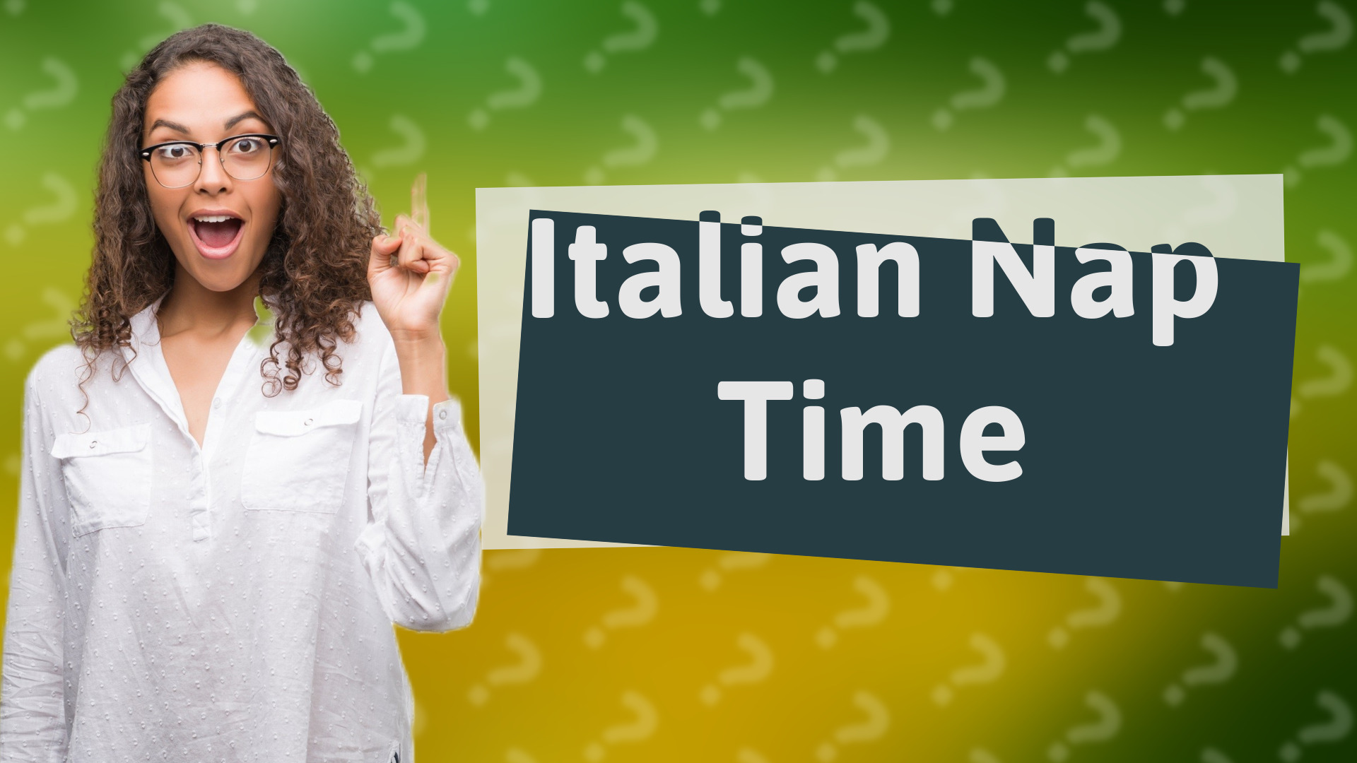Italian Nap Time