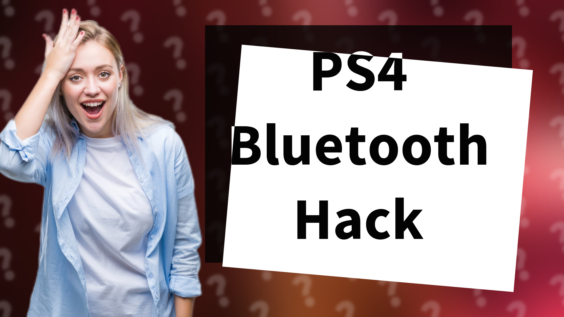 PS4 Bluetooth Hack