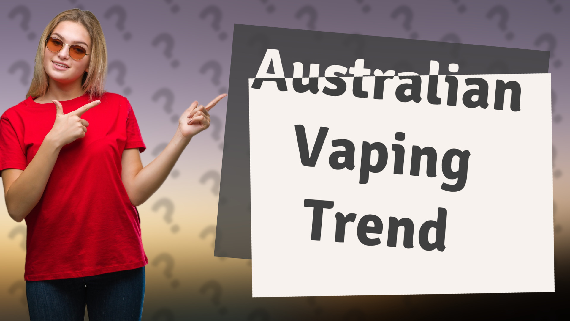 Australian Vaping Trend