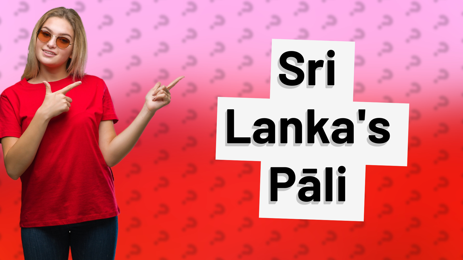 Sri Lanka's Pāli