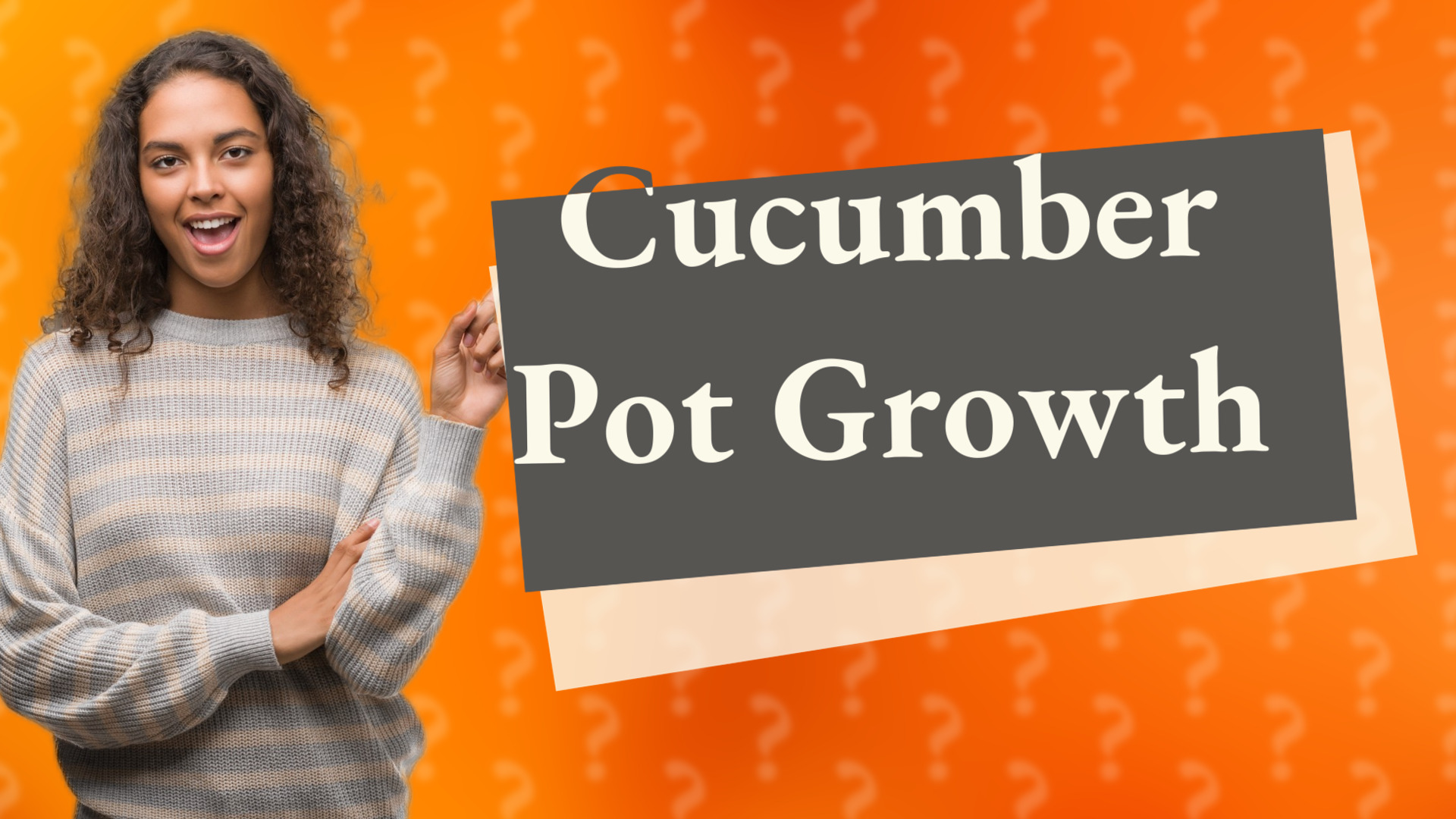 Cucumber Pot Growth