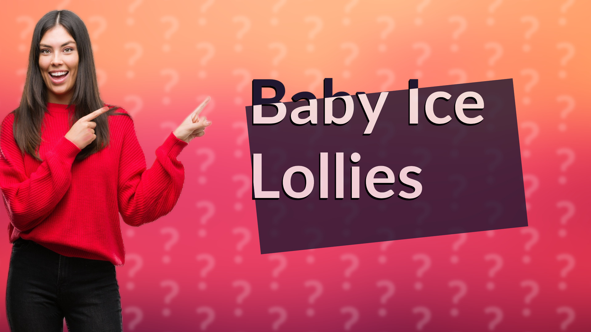 Baby Ice Lollies