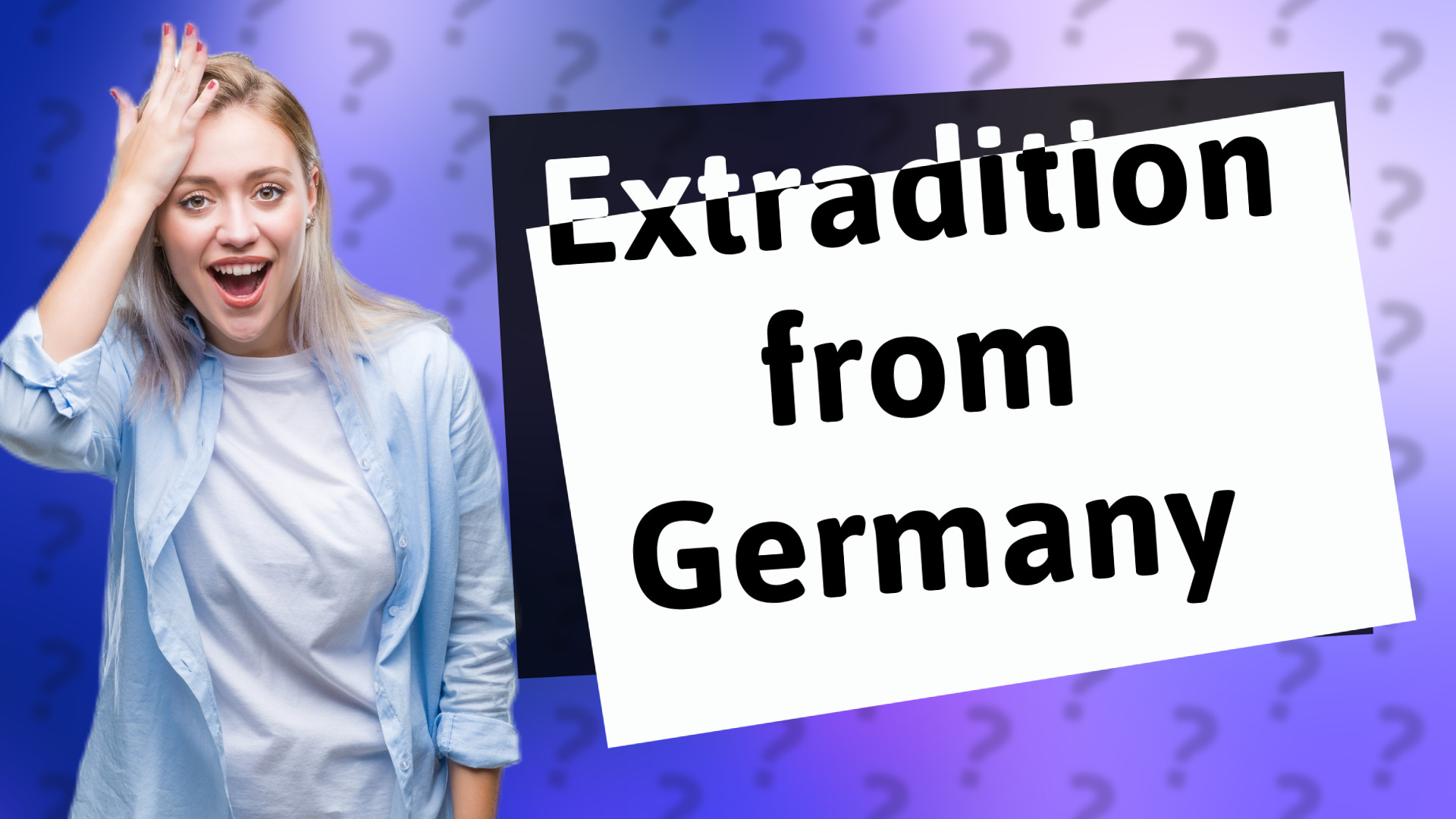 Extradition from Germany