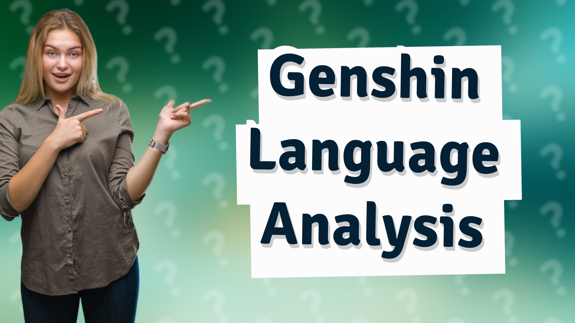 Genshin Language Analysis