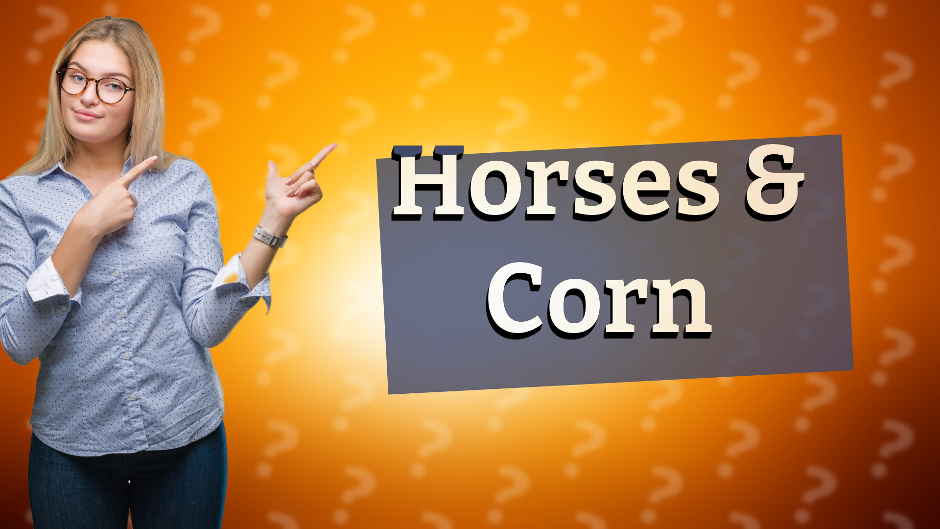 Horses & Corn