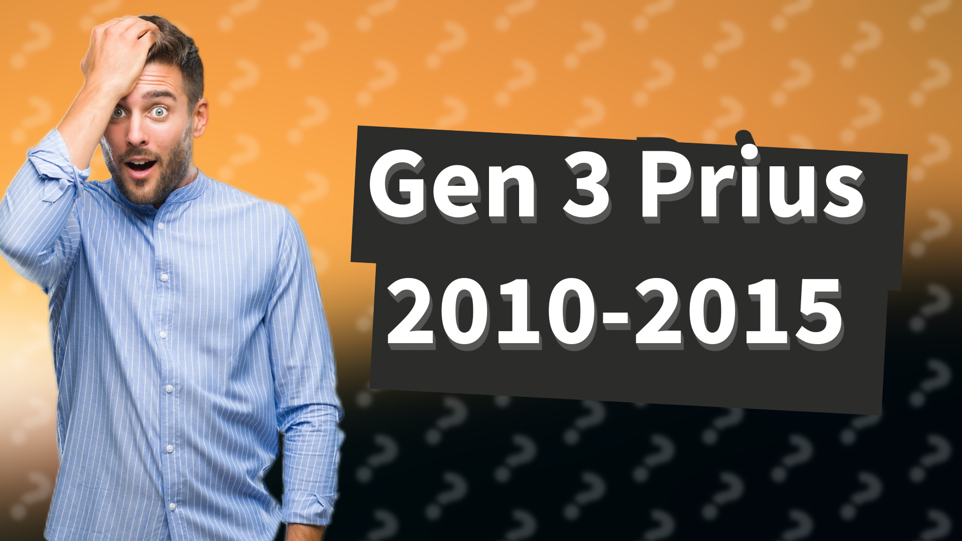 Gen 3 Prius 2010-2015