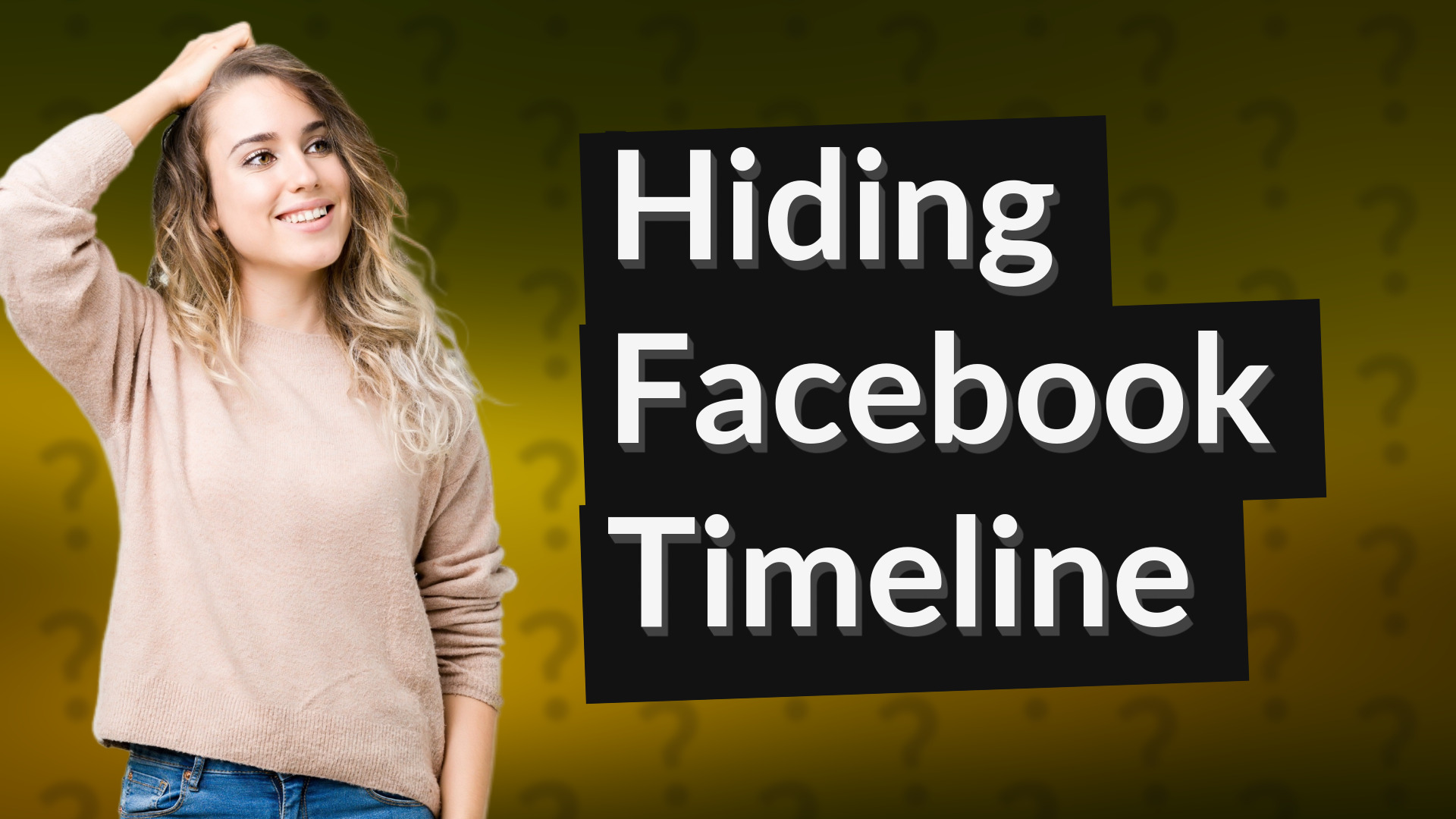 Hiding Facebook Timeline