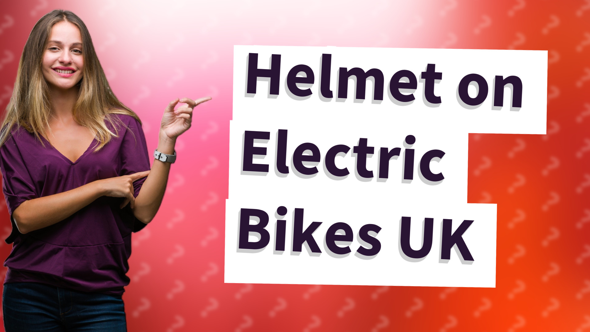 Helmet on Electric Bikes UK