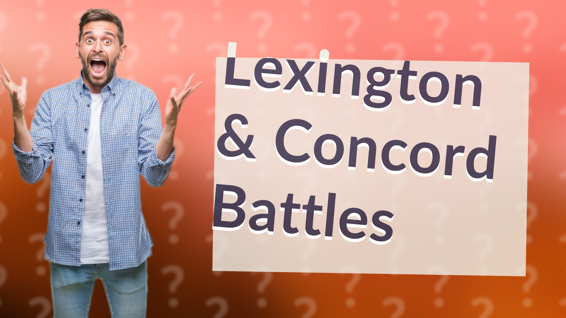 Lexington & Concord Battles
