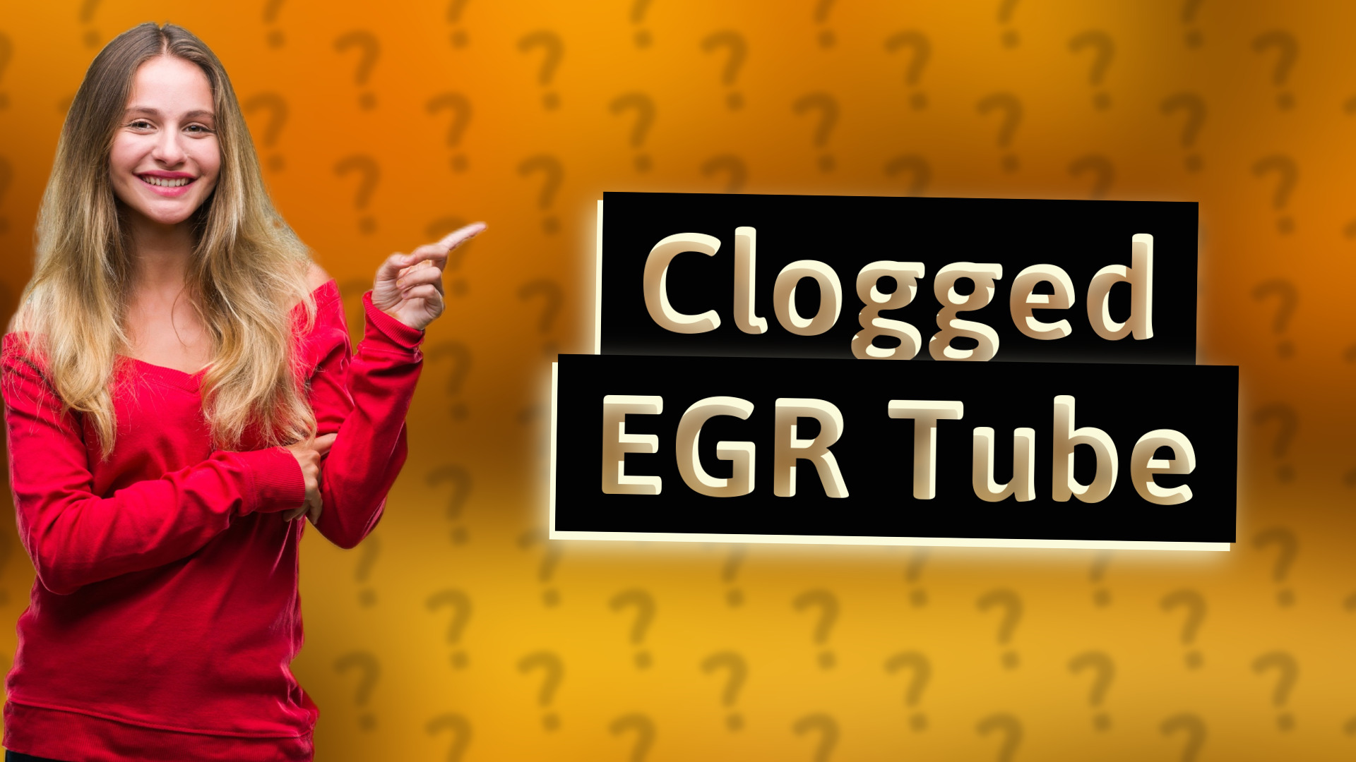 Clogged EGR Tube