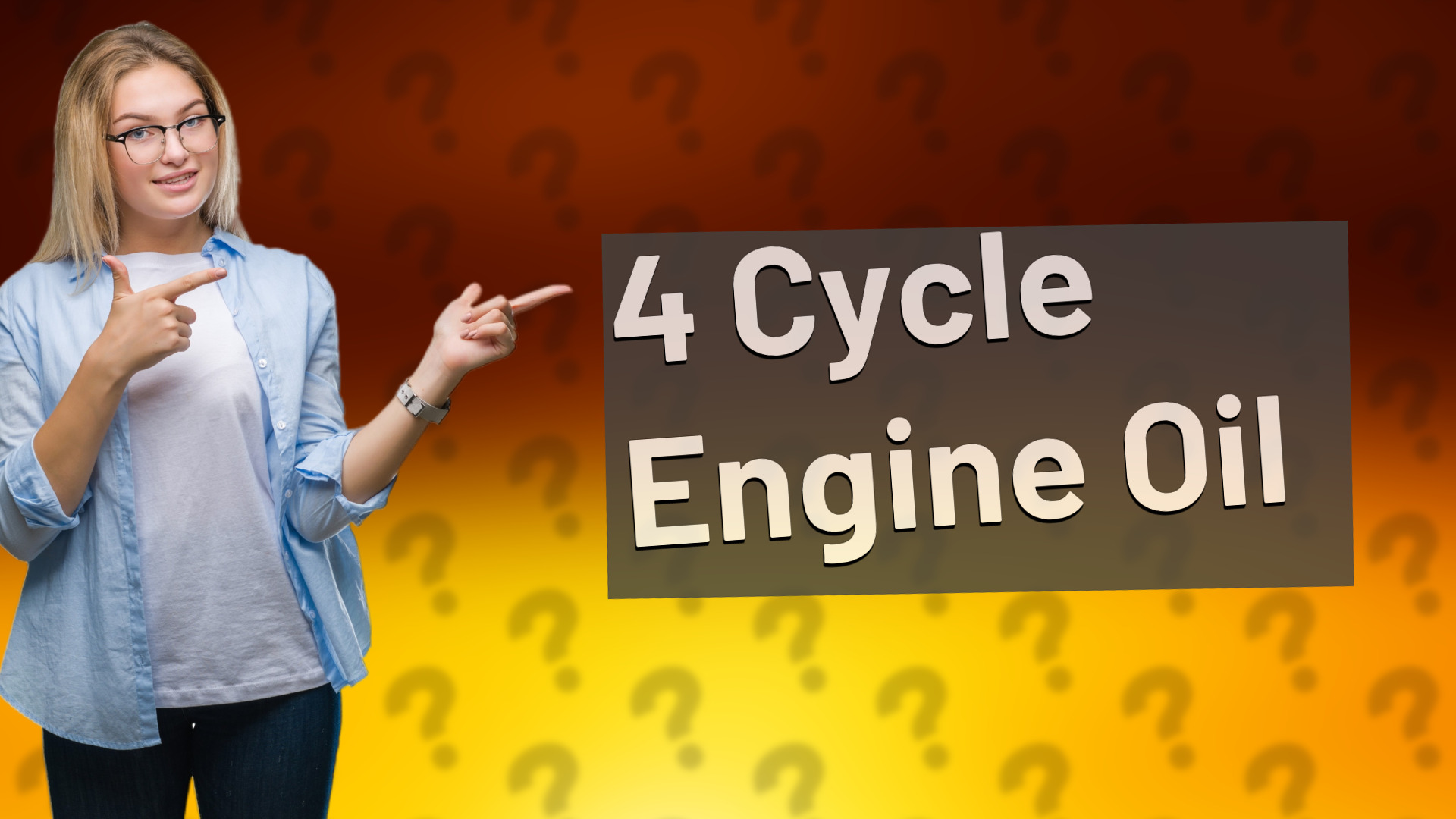 4 Cycle Engine Oil