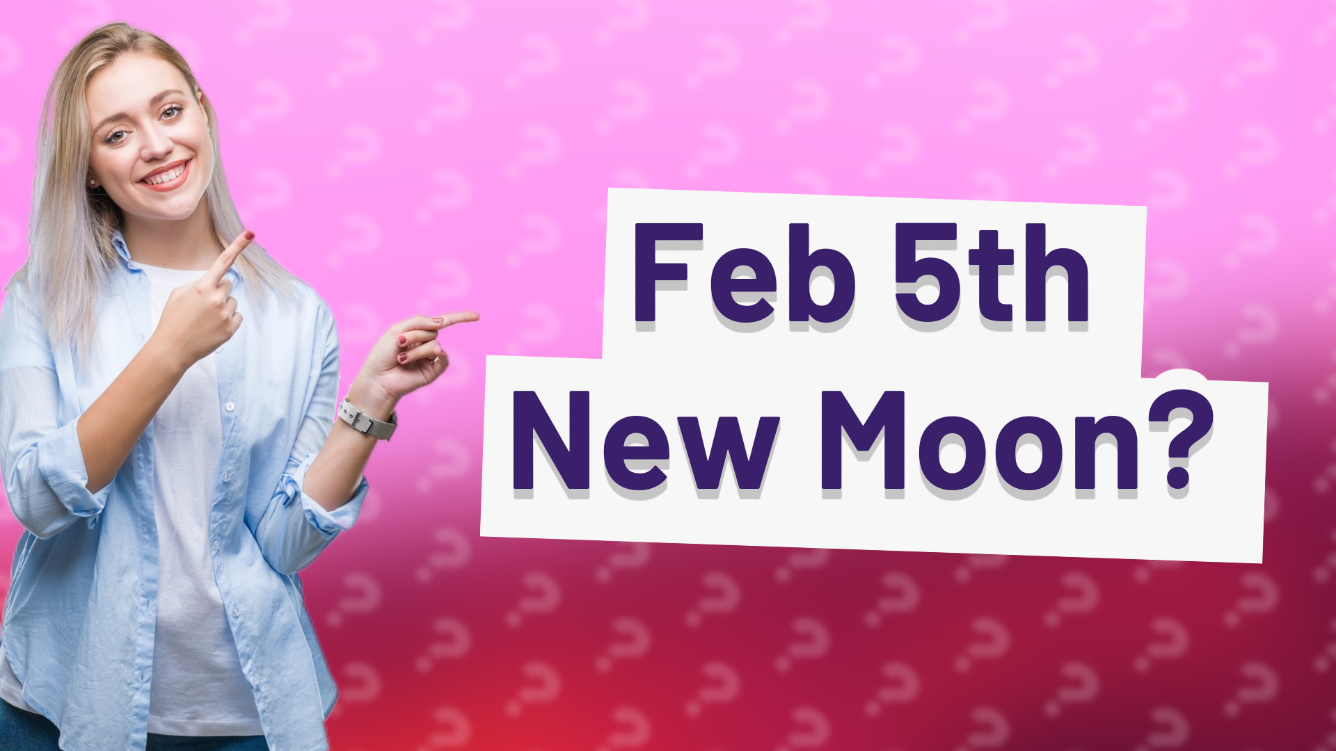 Feb 5th New Moon?