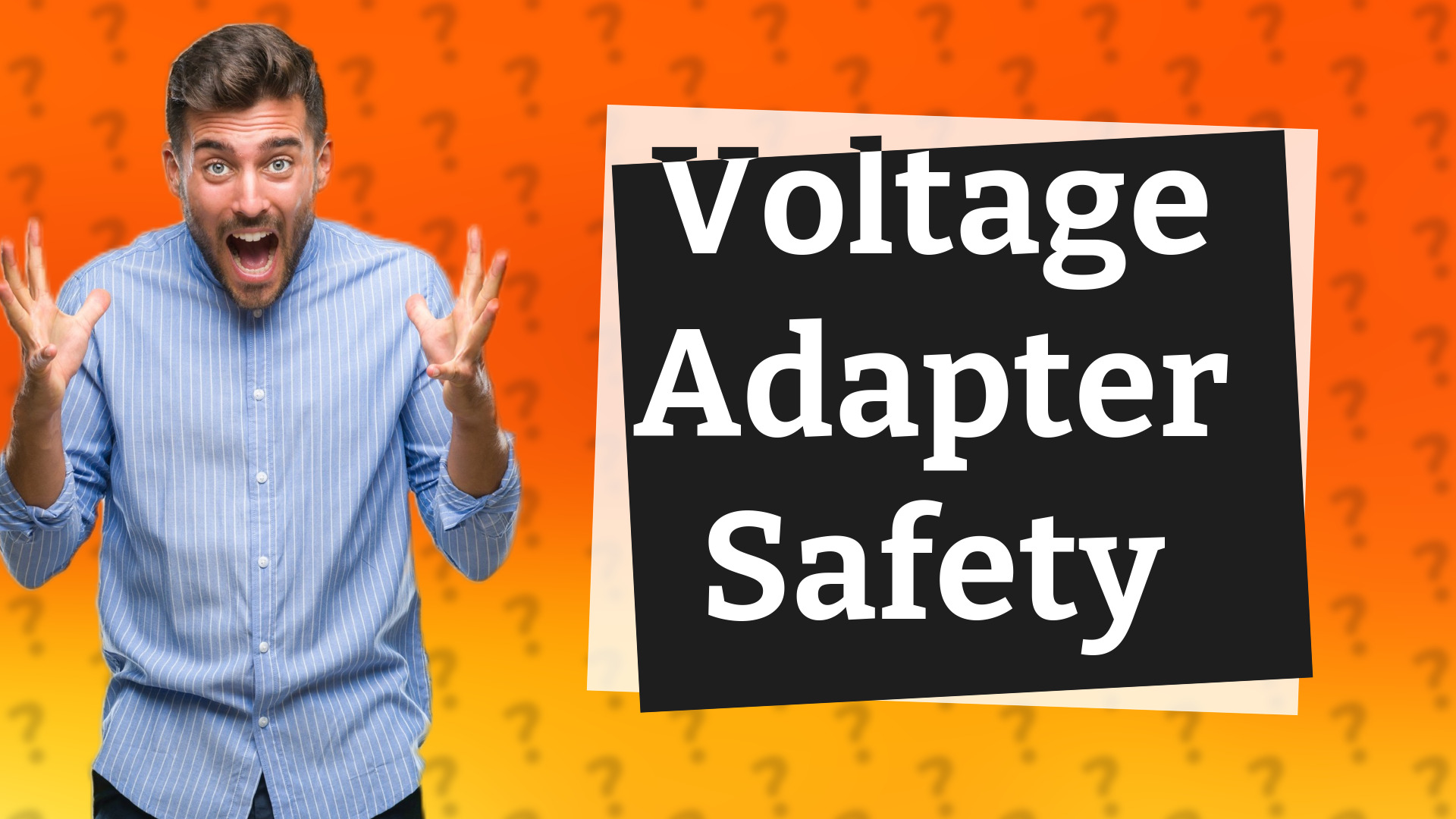 Voltage Adapter Safety
