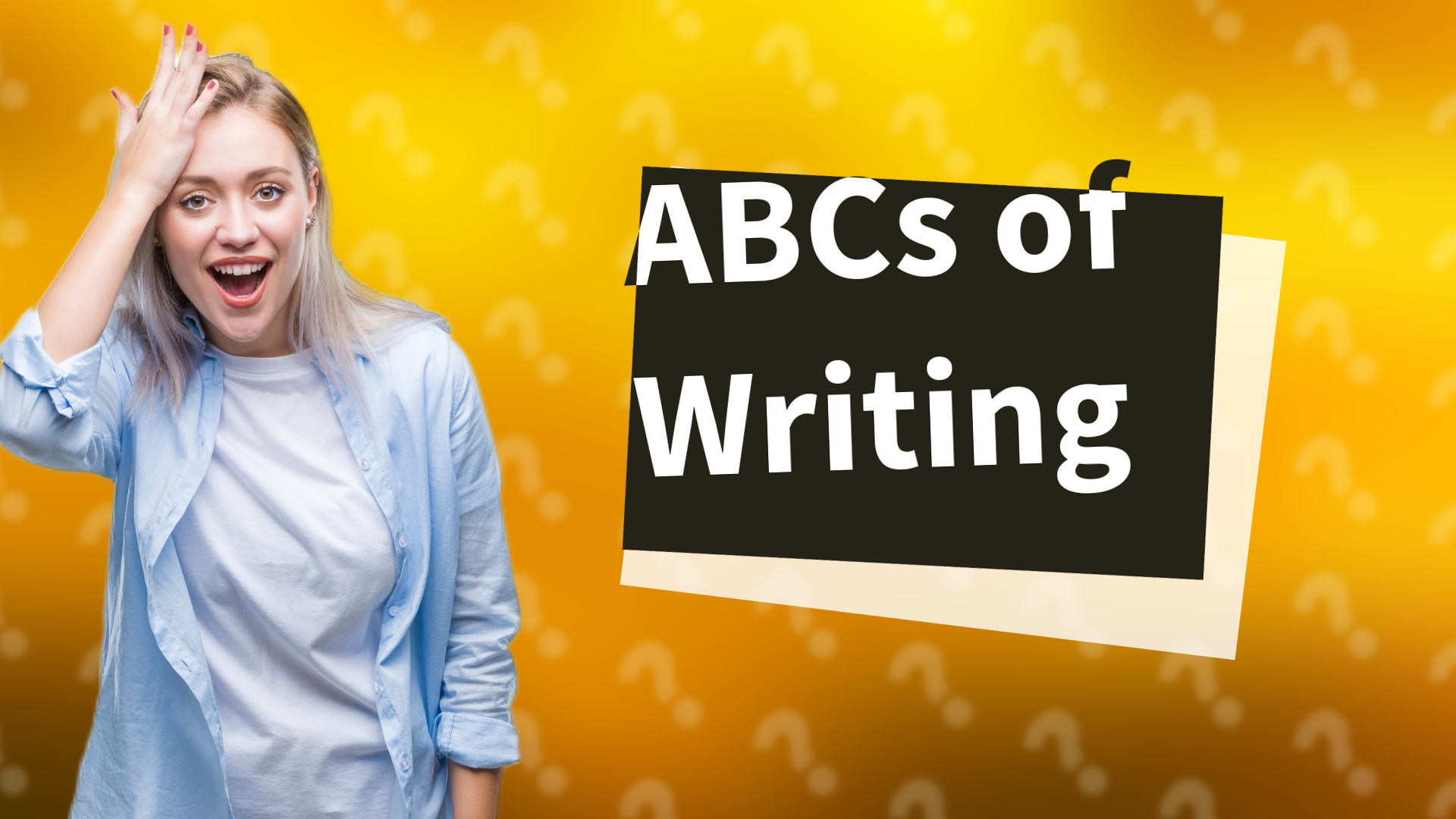 ABCs of Writing