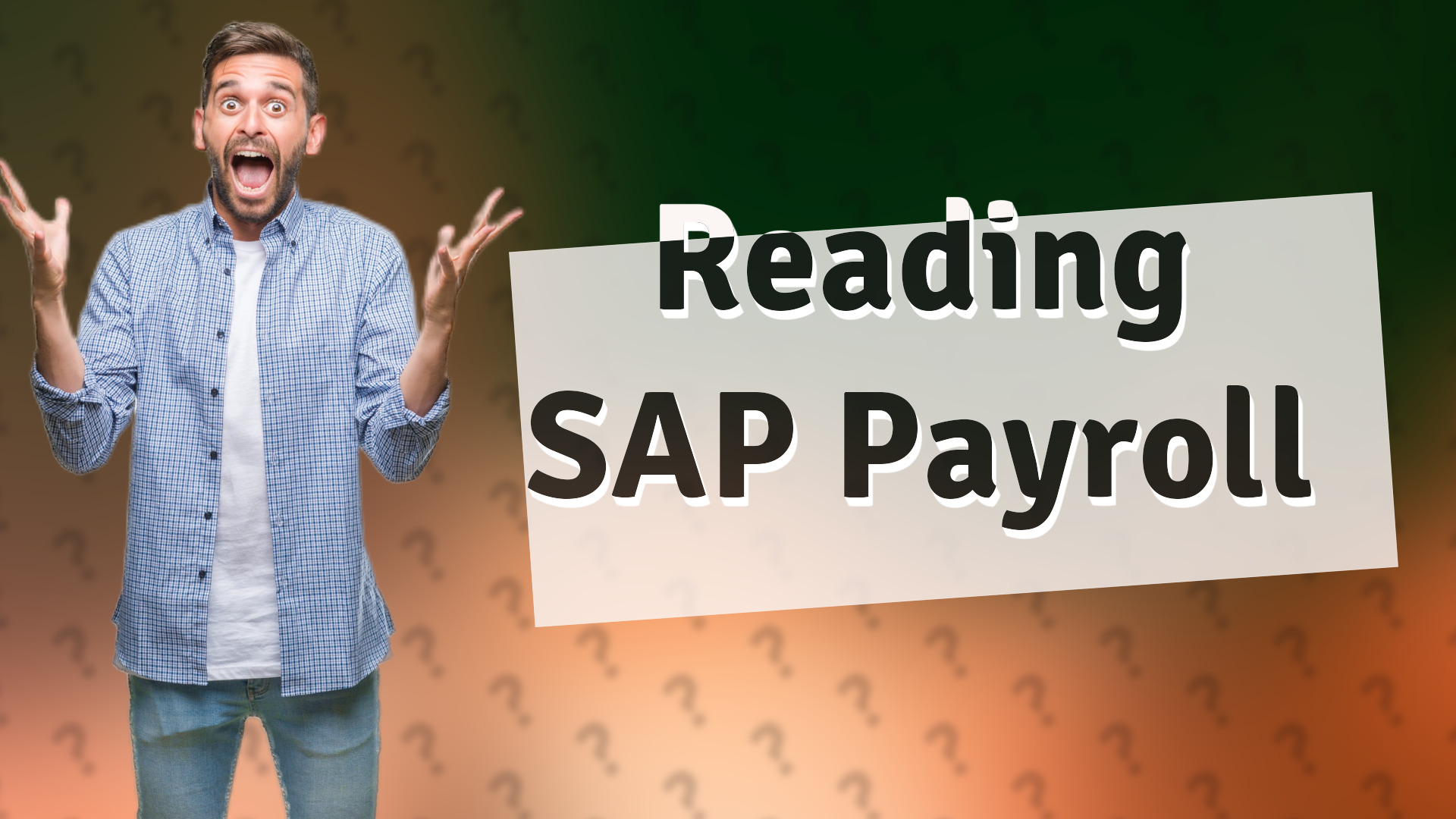 Reading SAP Payroll