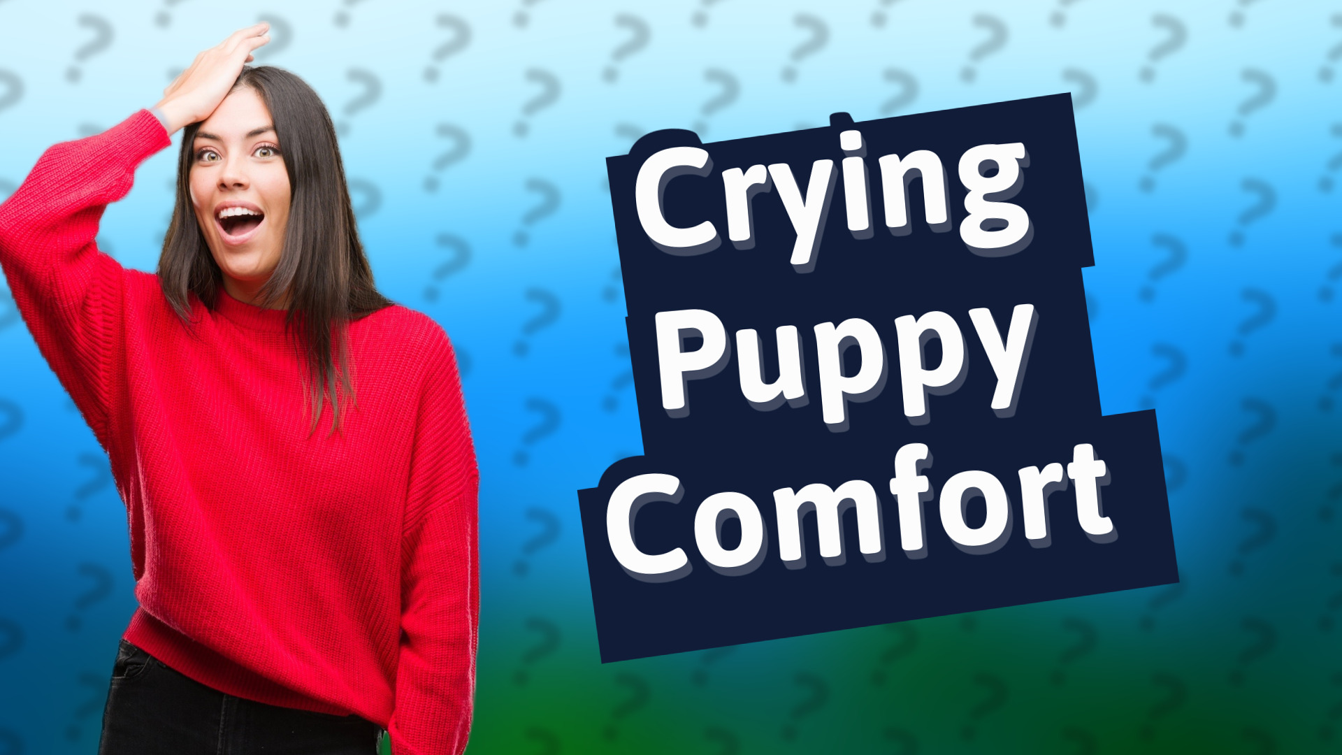 Crying Puppy Comfort