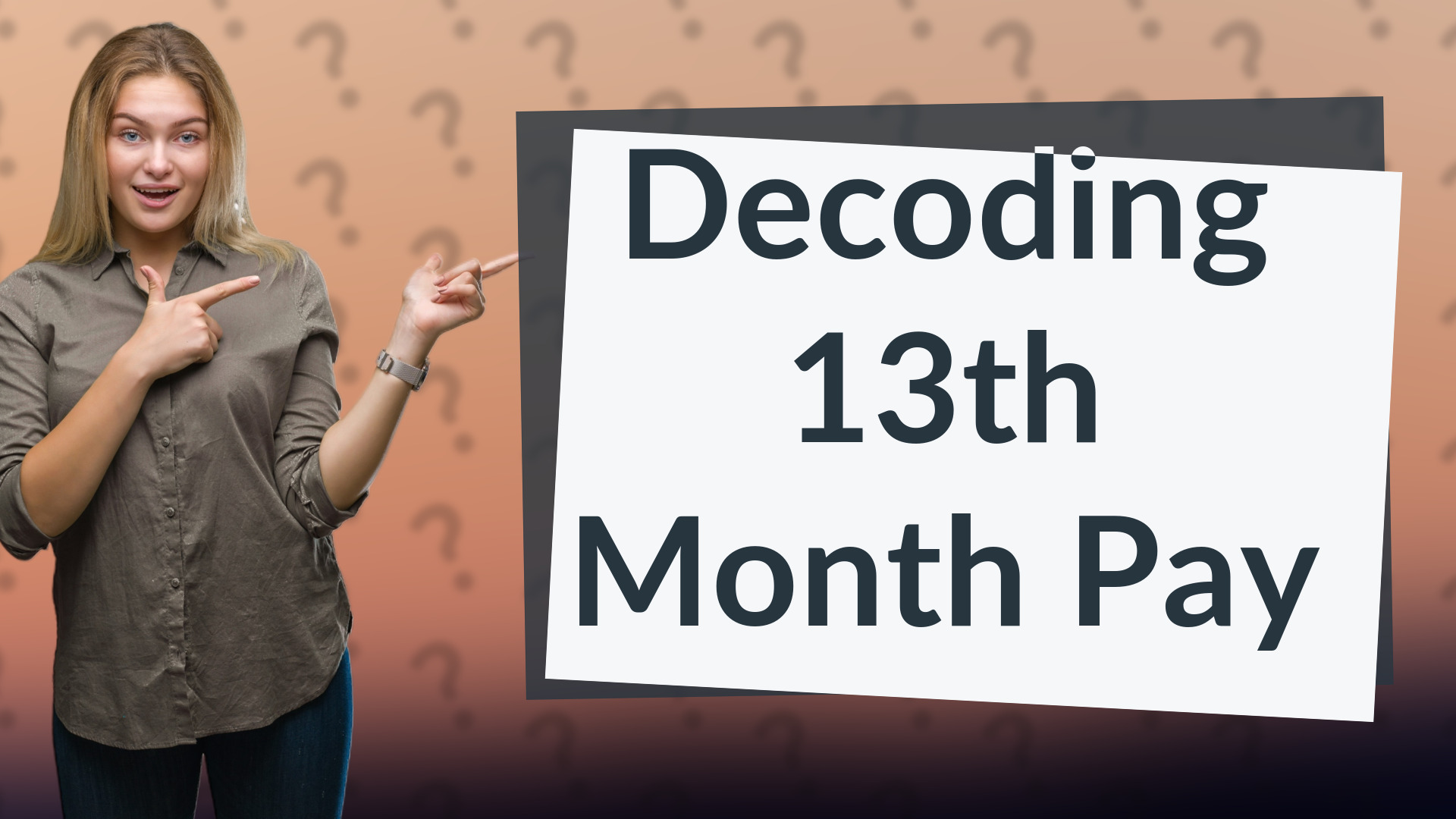 Decoding 13th Month Pay