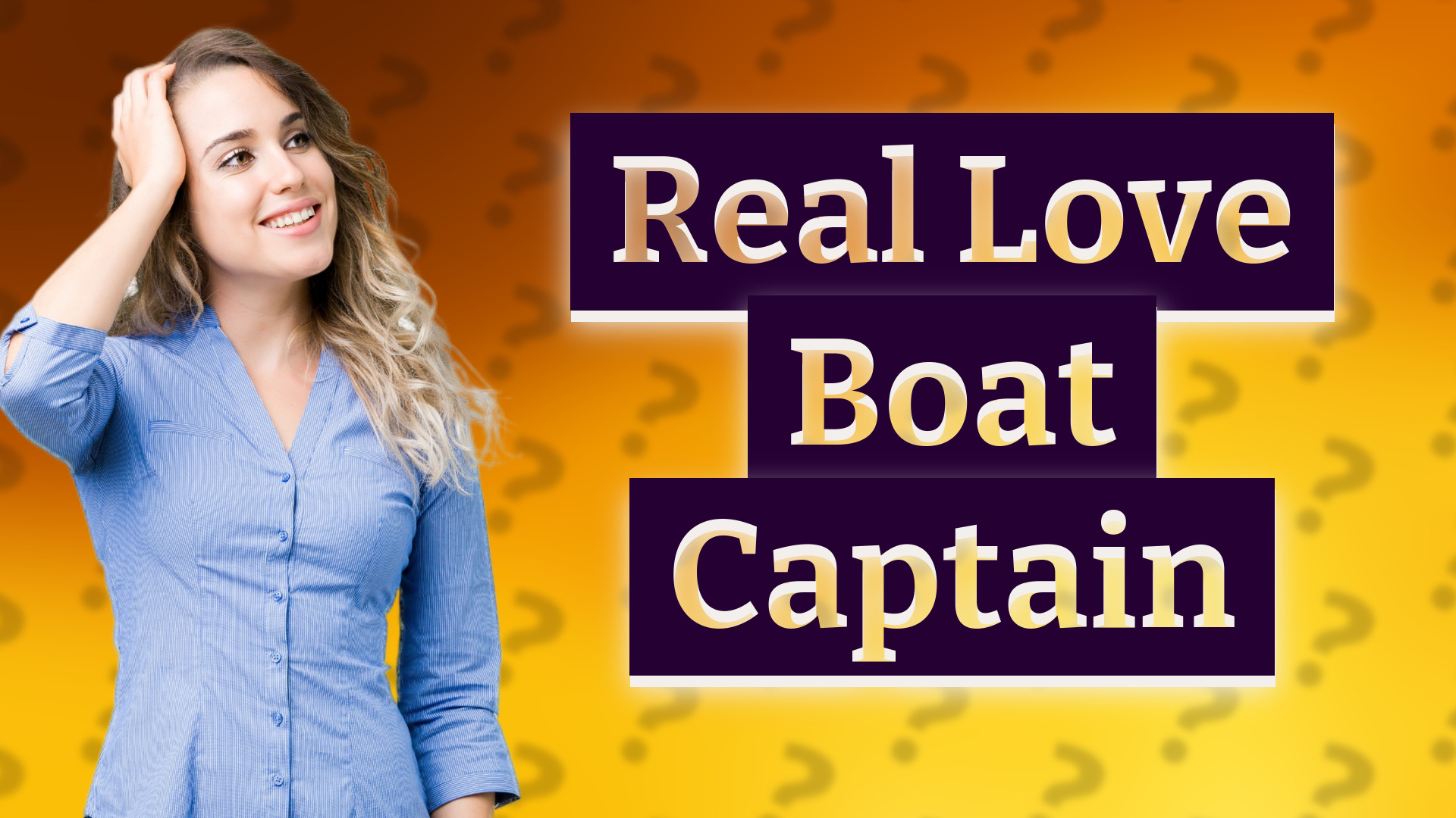 Real Love Boat Captain