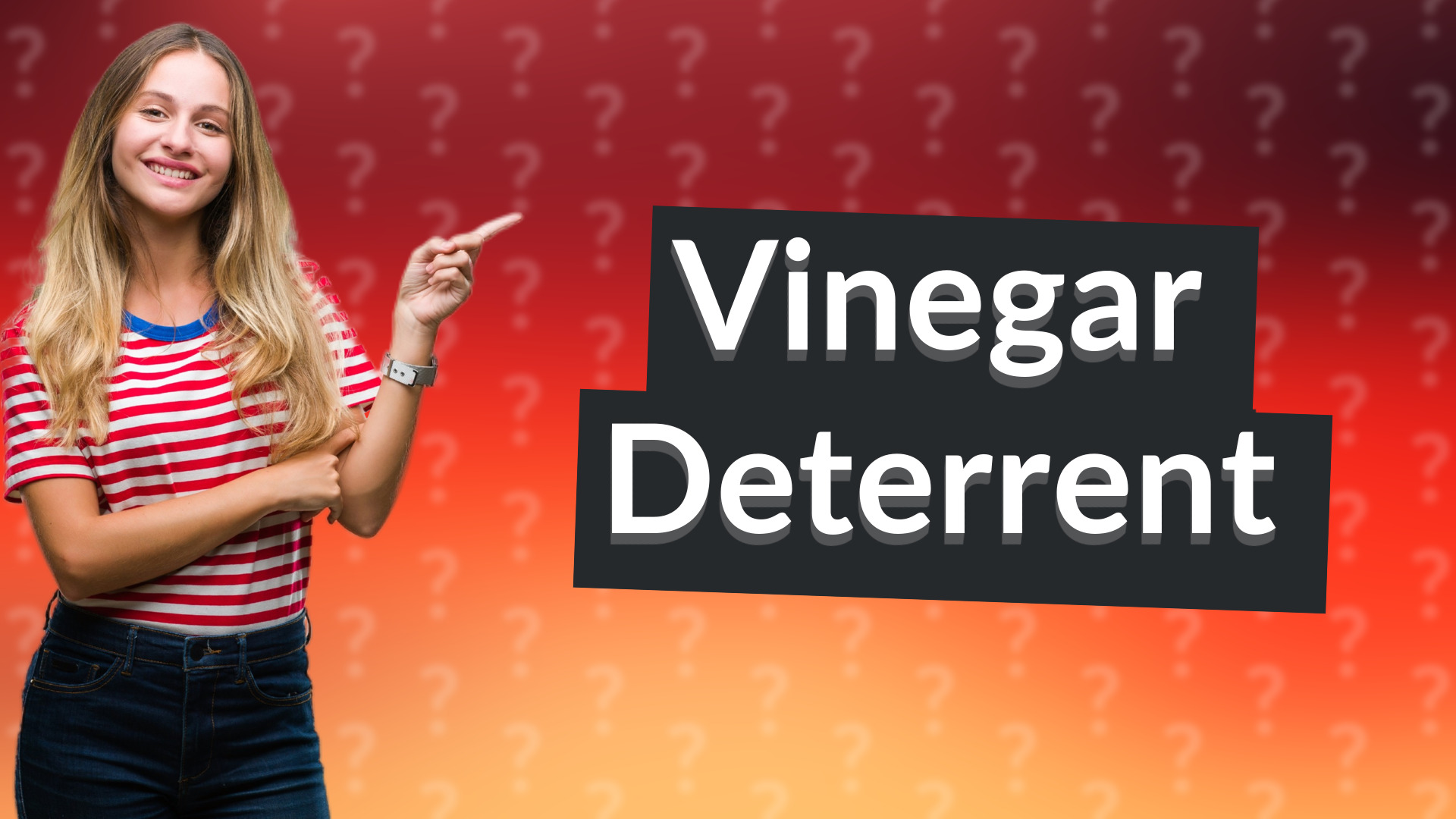 Vinegar Deterrent