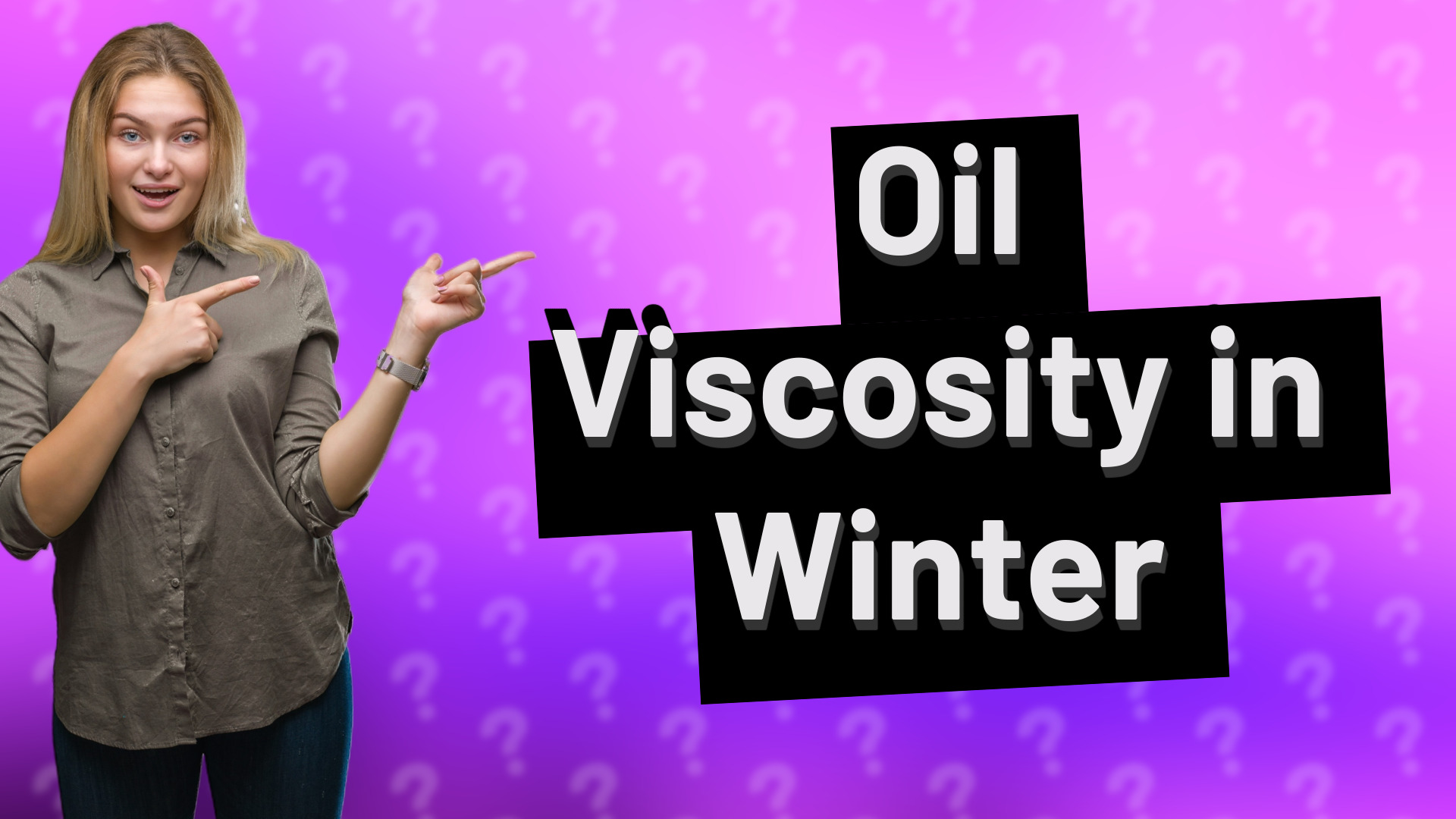 Oil Viscosity in Winter