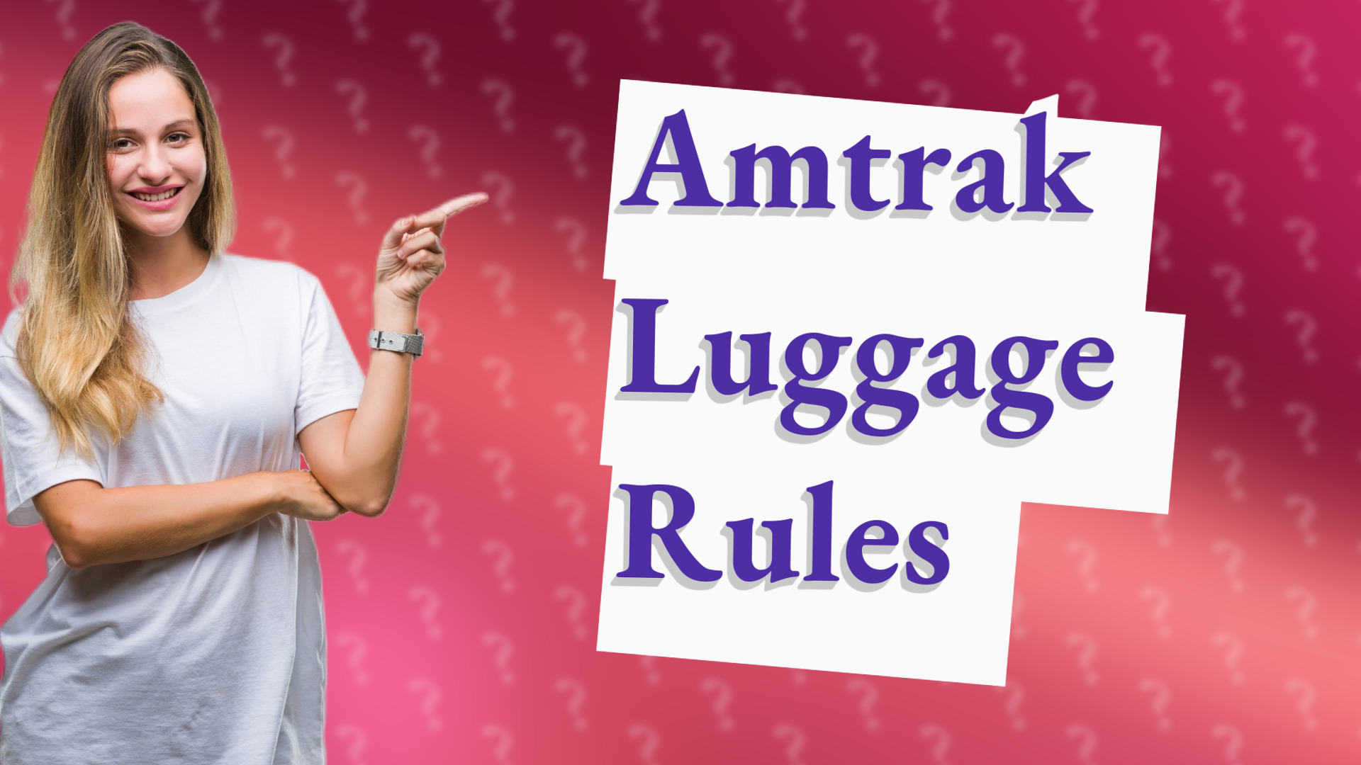 Amtrak Luggage Rules