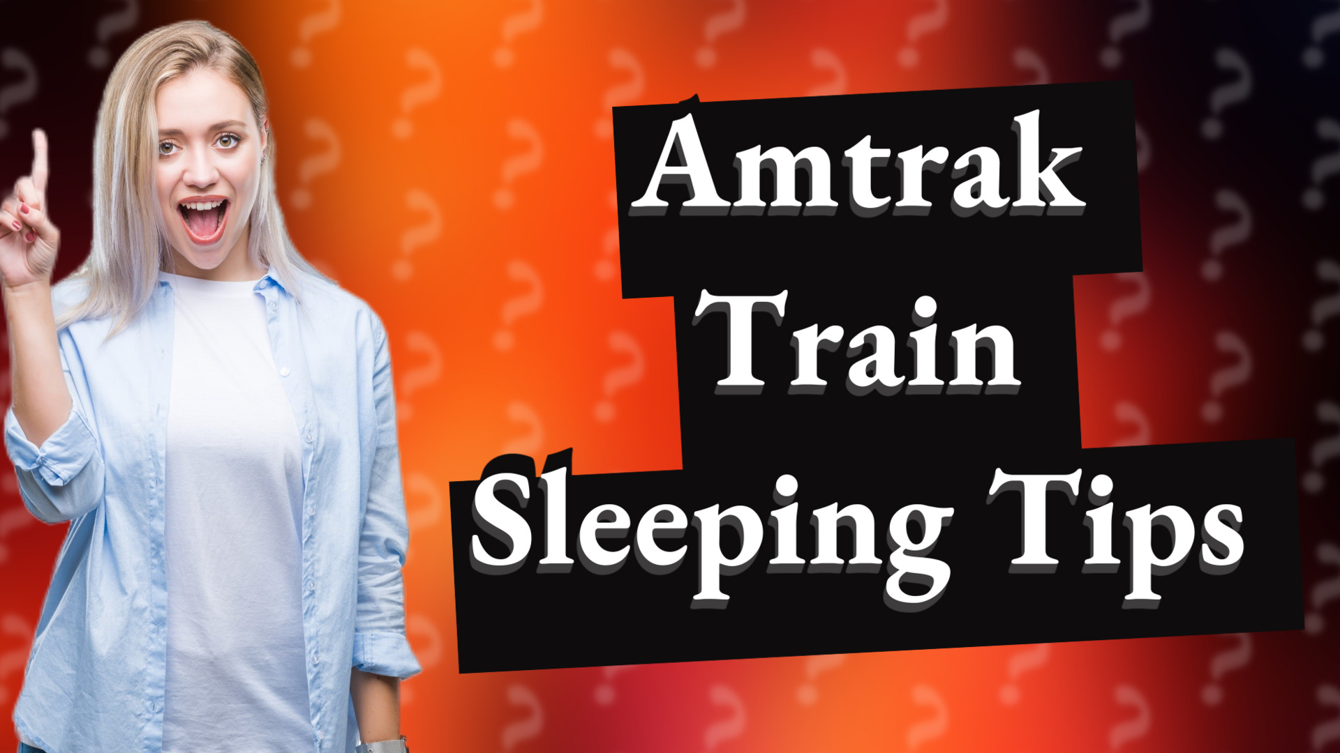 Amtrak Train Sleeping Tips