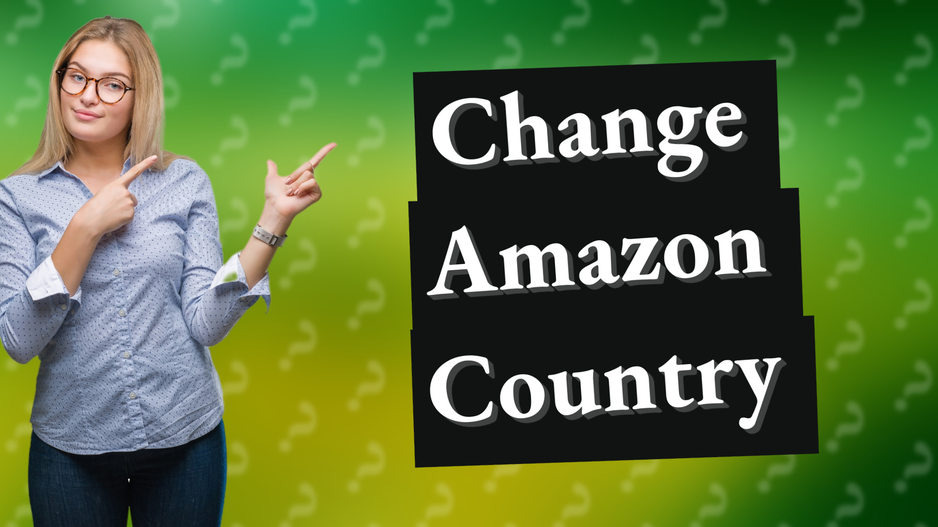 Change Amazon Country