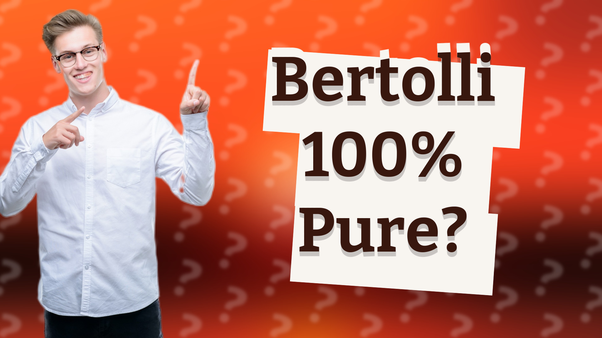 Bertolli 100% Pure?