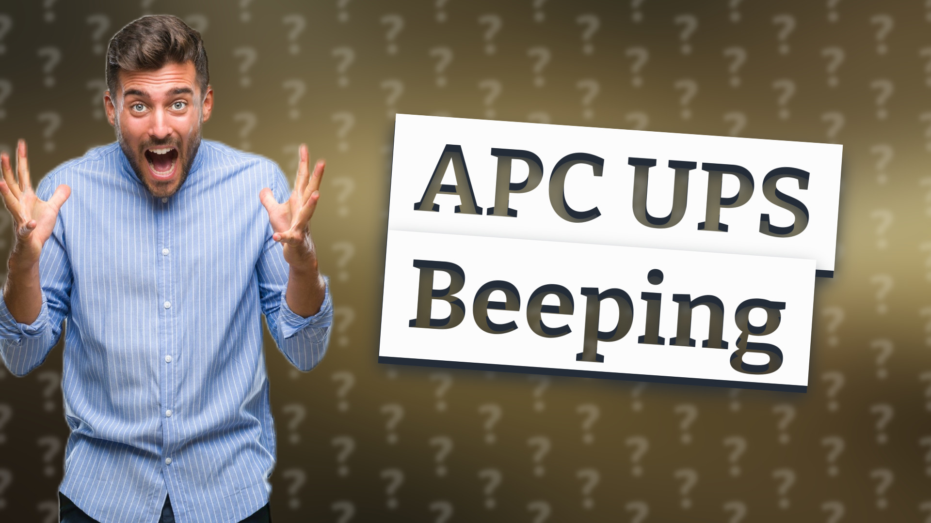 APC UPS Beeping
