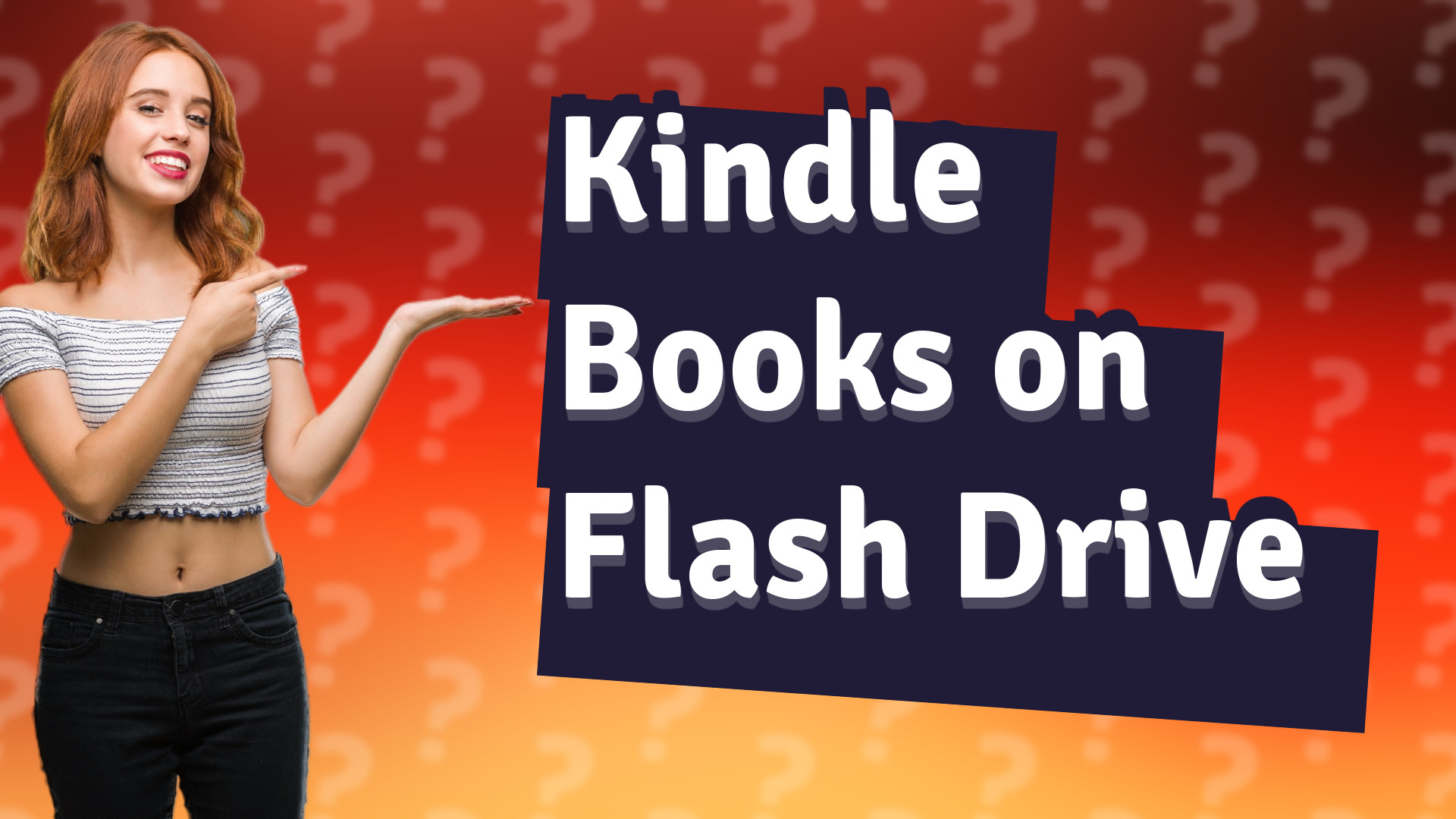 Kindle Books on Flash Drive