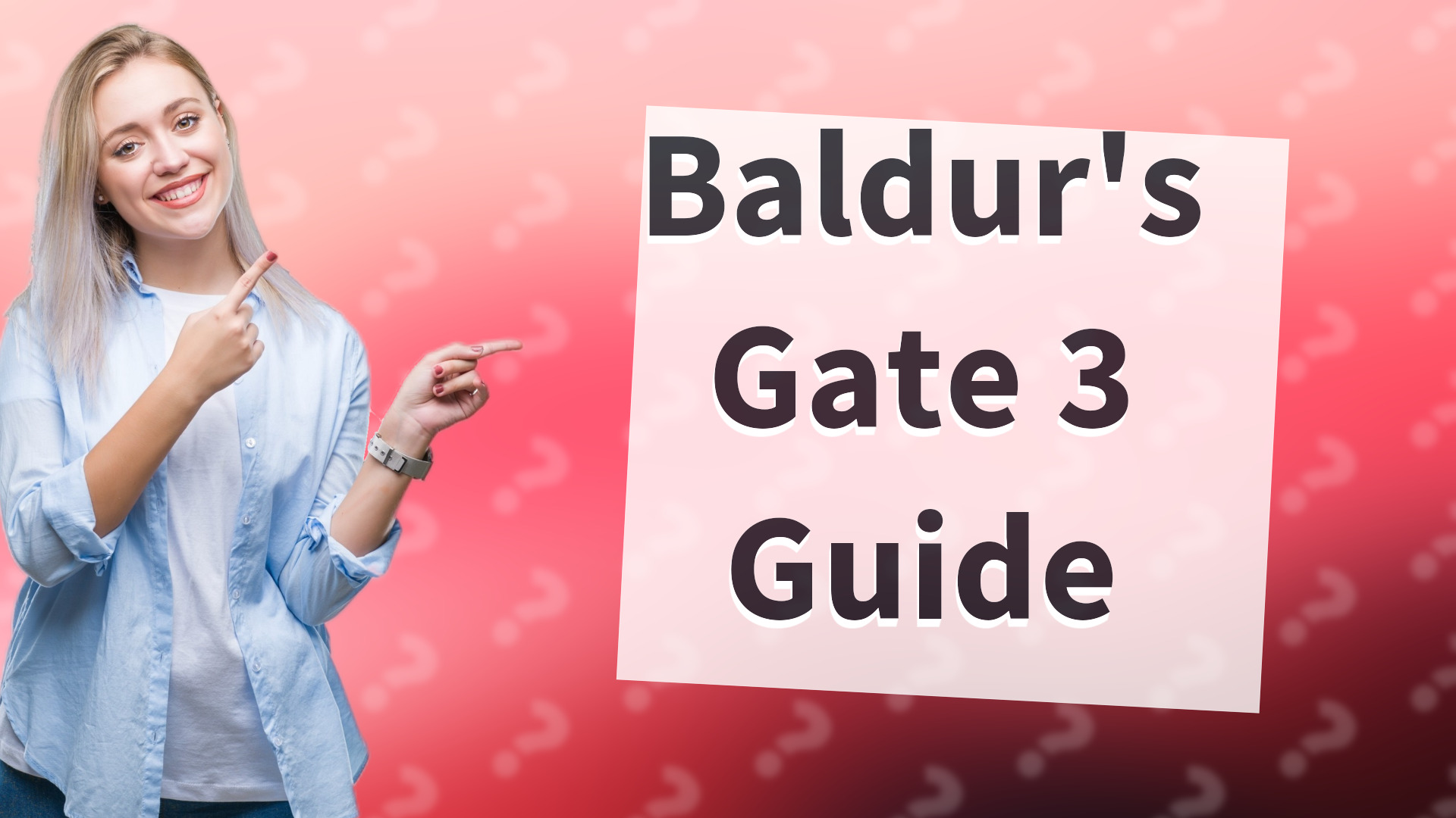 Baldur's Gate 3 Guide