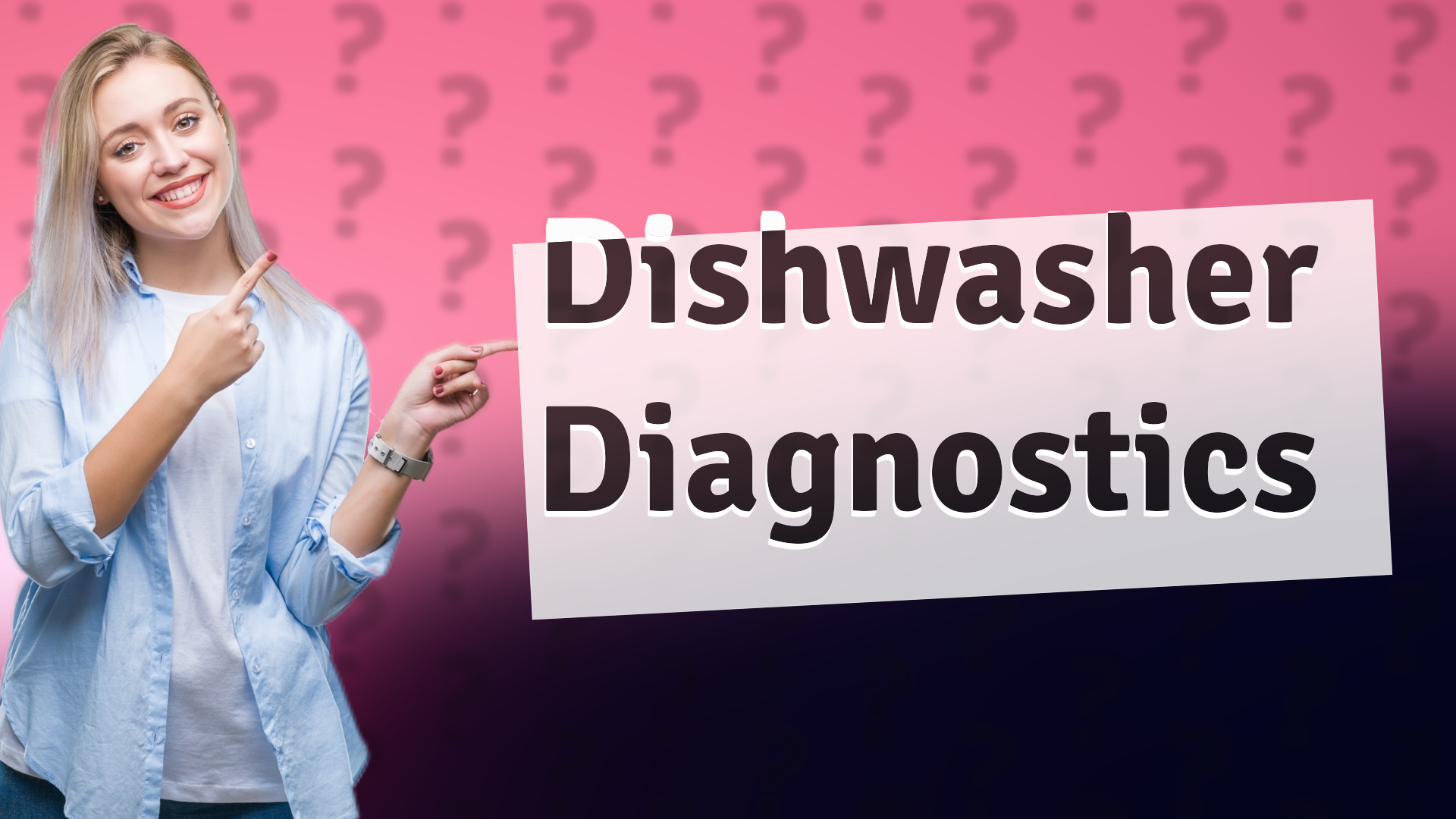 Dishwasher Diagnostics