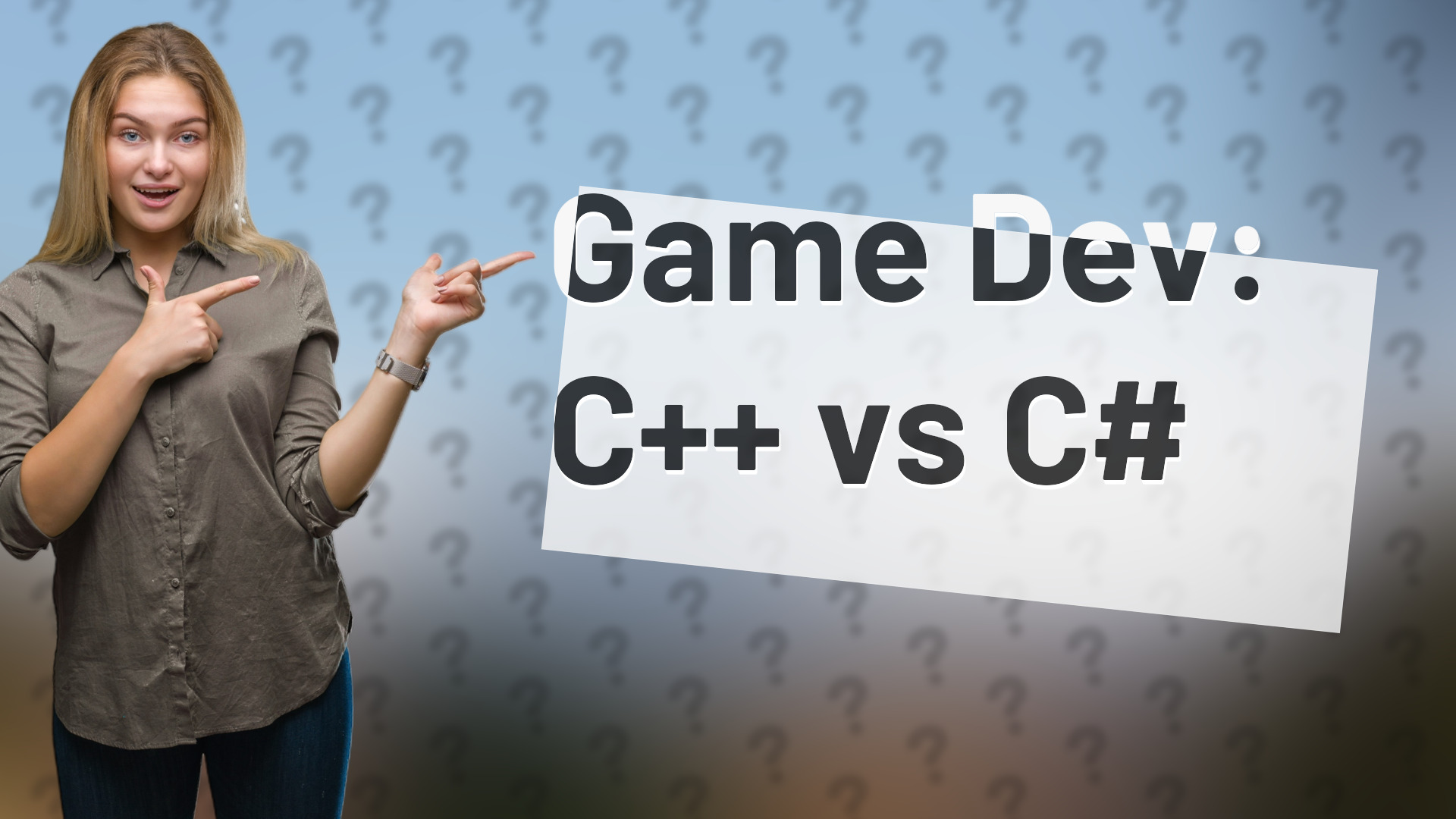 Game Dev: C++ vs C#