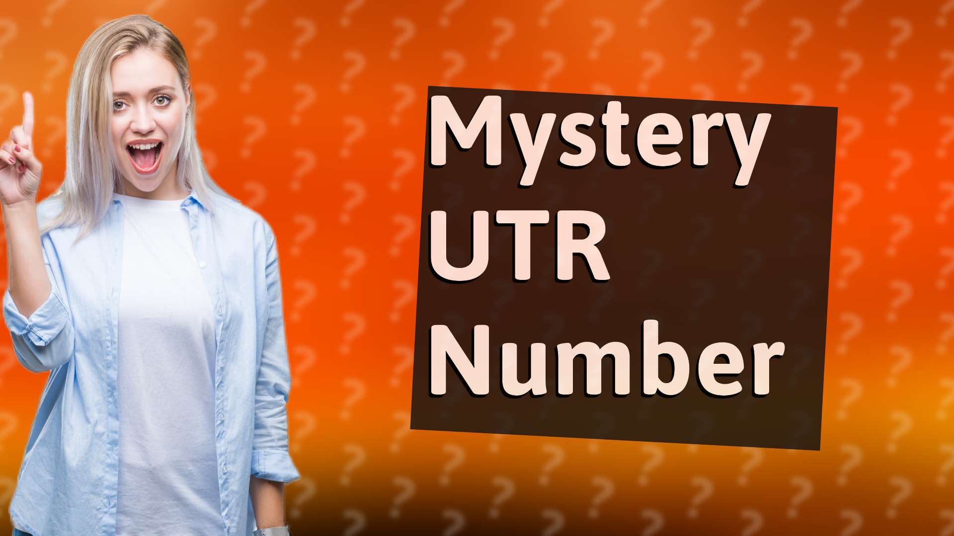 Mystery UTR Number