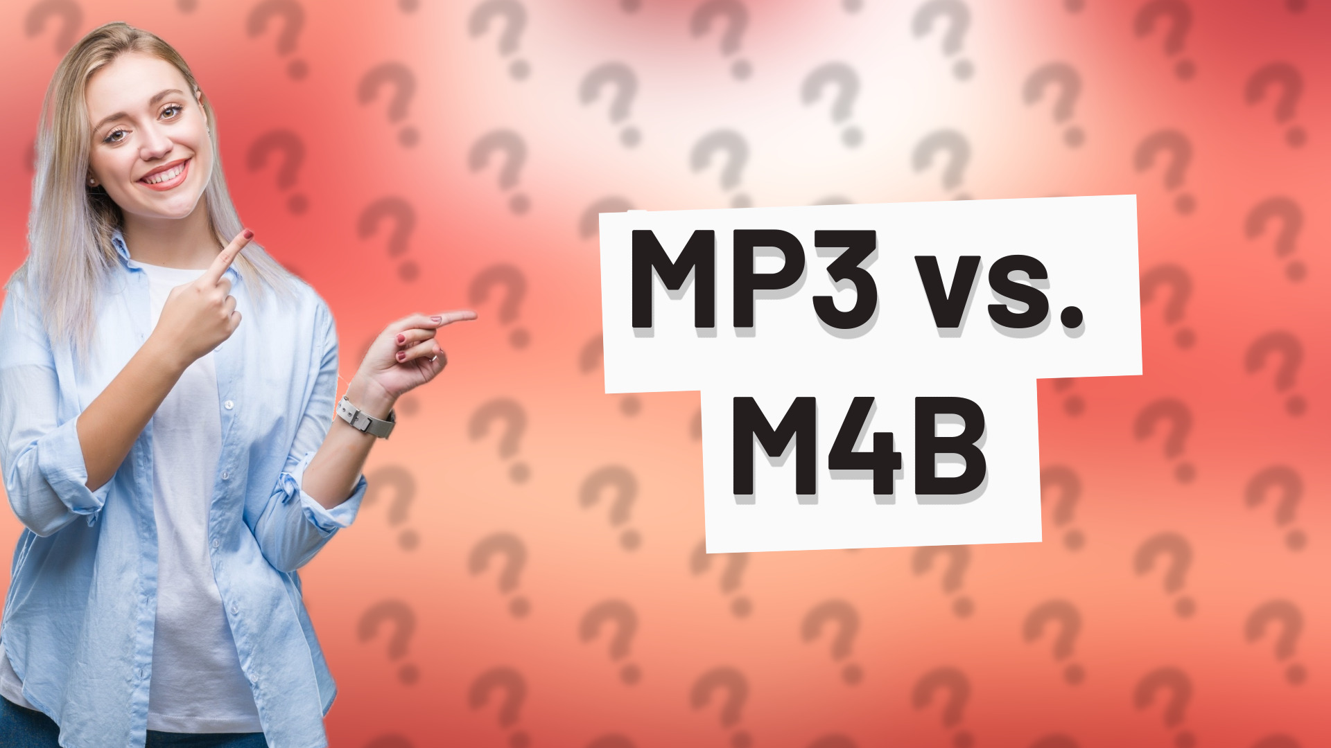 MP3 vs. M4B