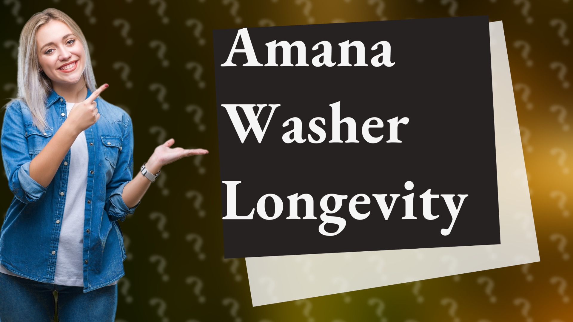 Amana Washer Longevity