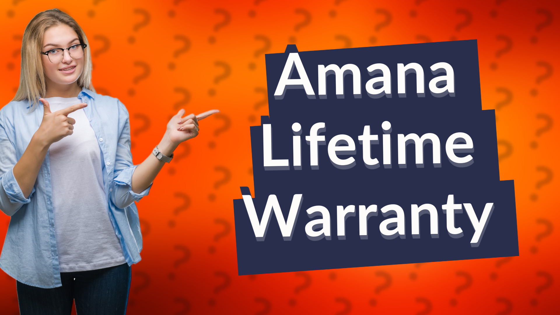 Amana Lifetime Warranty