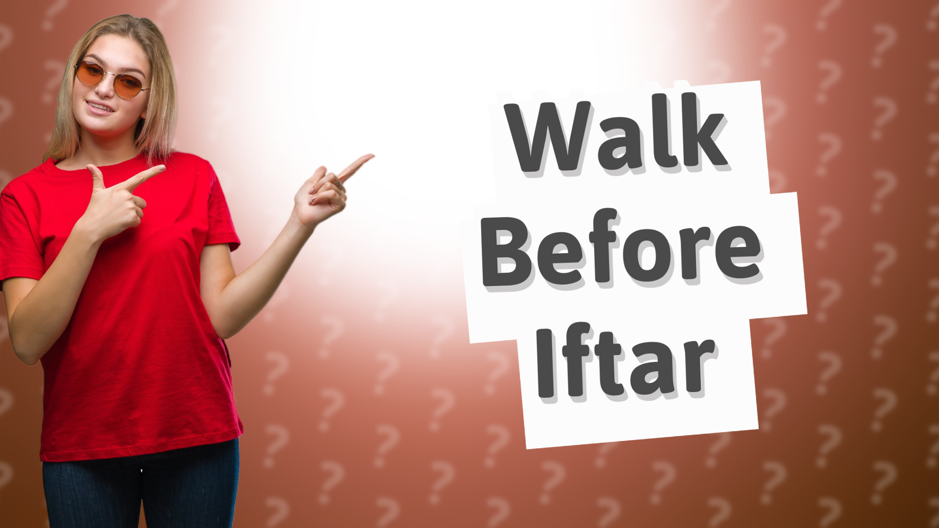 Walk Before Iftar