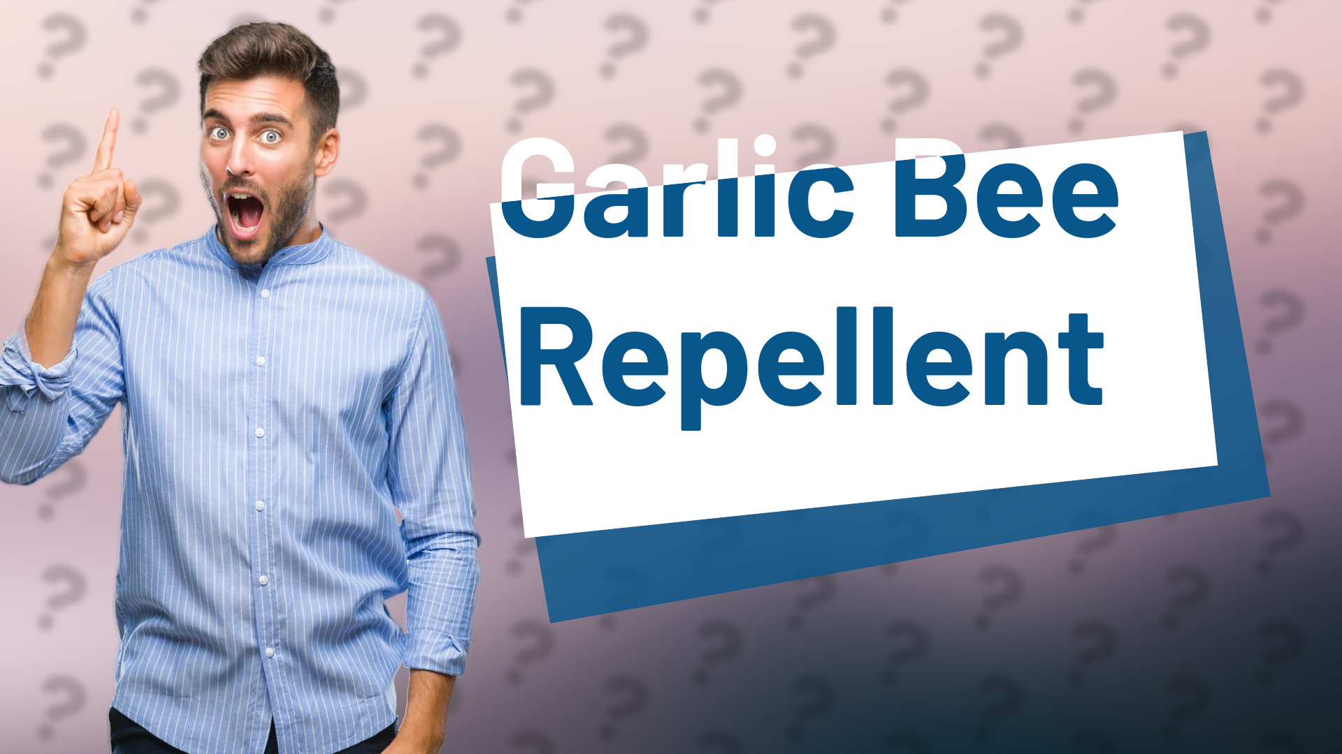 Garlic Bee Repellent