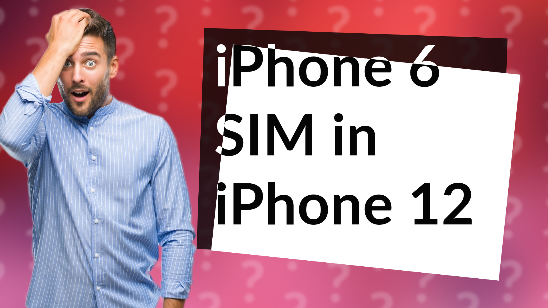 iPhone 6 SIM in iPhone 12