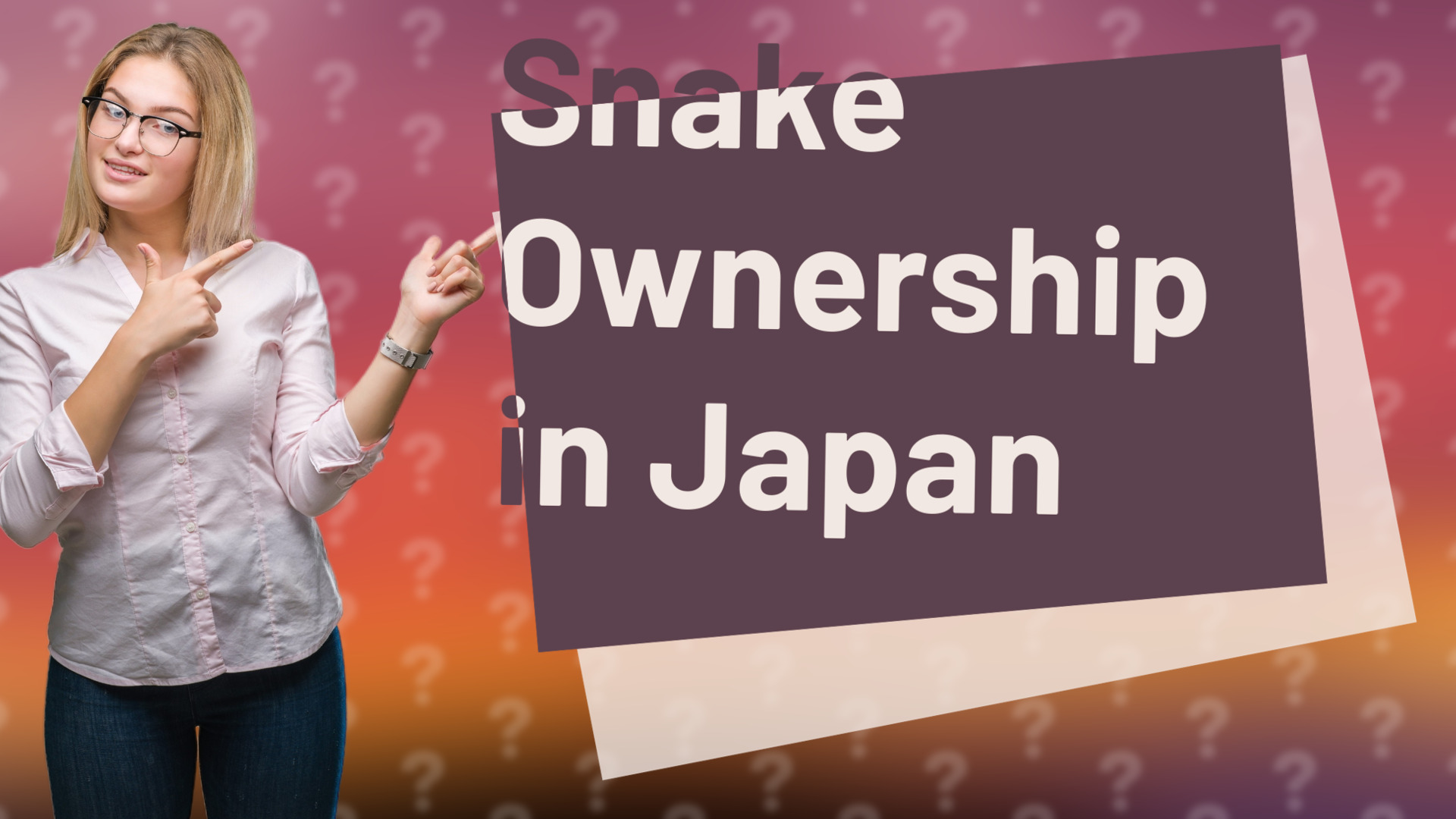 Snake Ownership in Japan