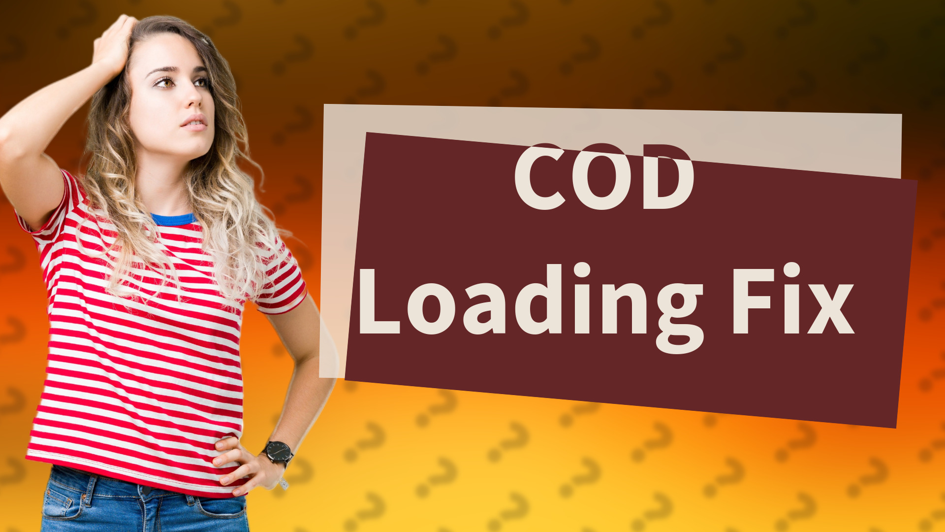 COD Loading Fix