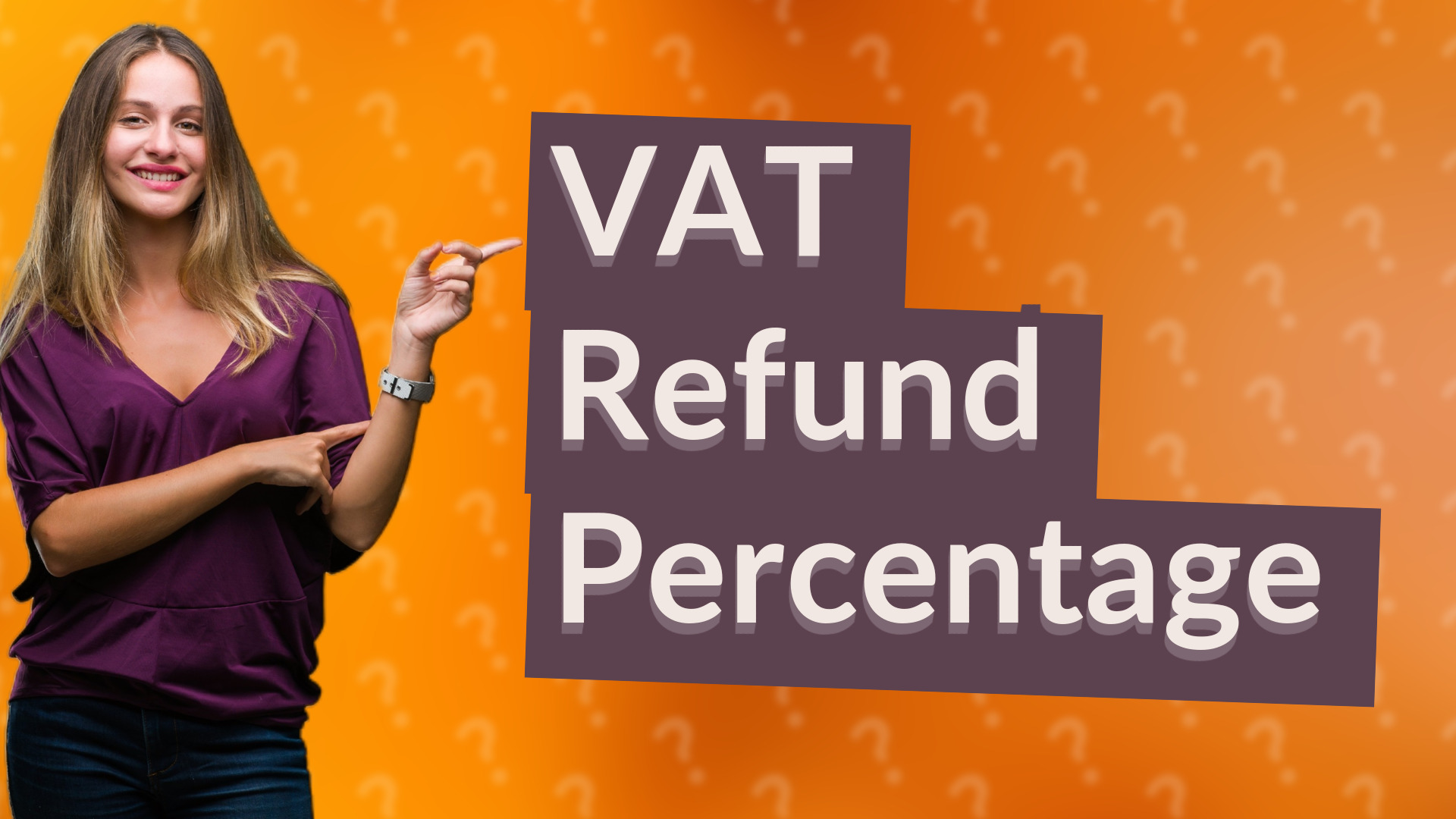 VAT Refund Percentage