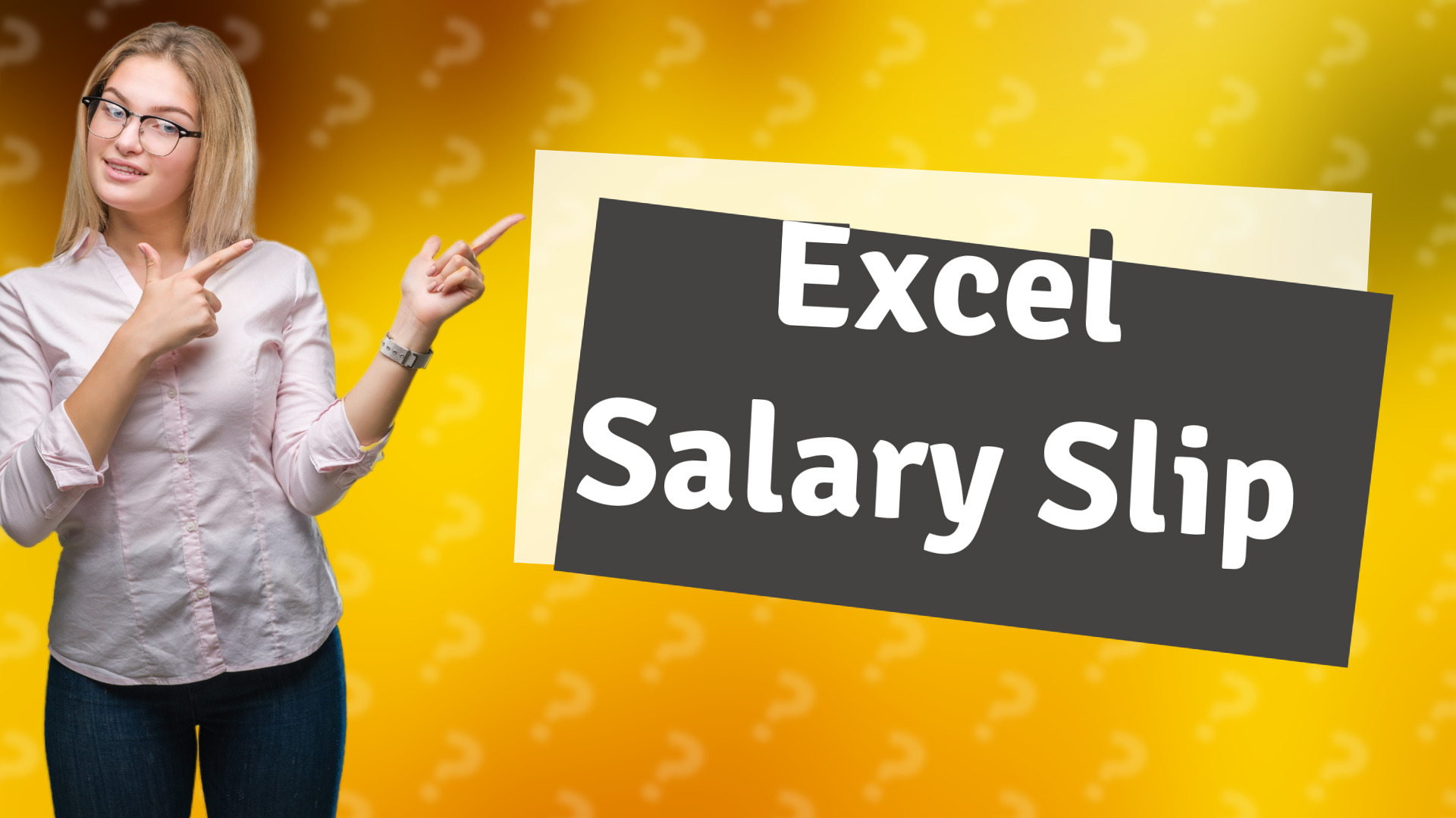 Excel Salary Slip