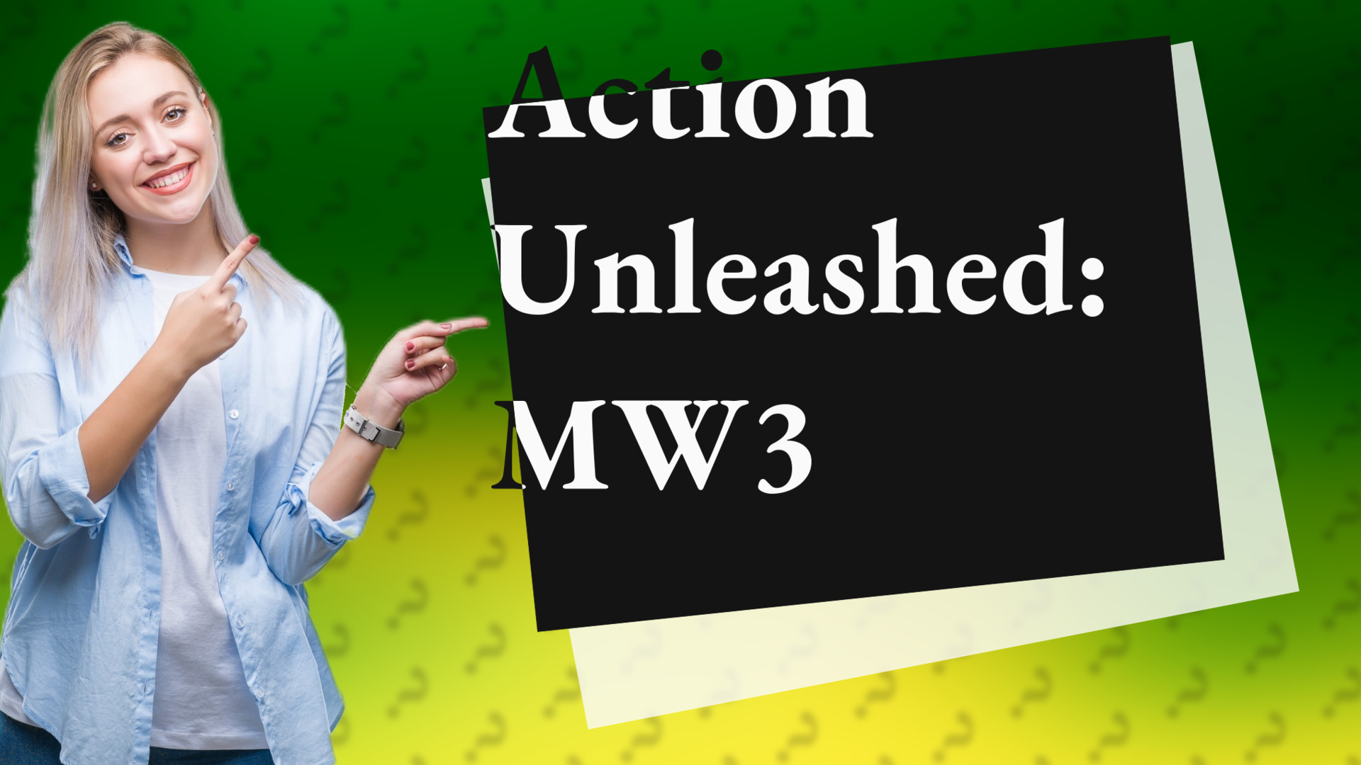 Action Unleashed: MW3