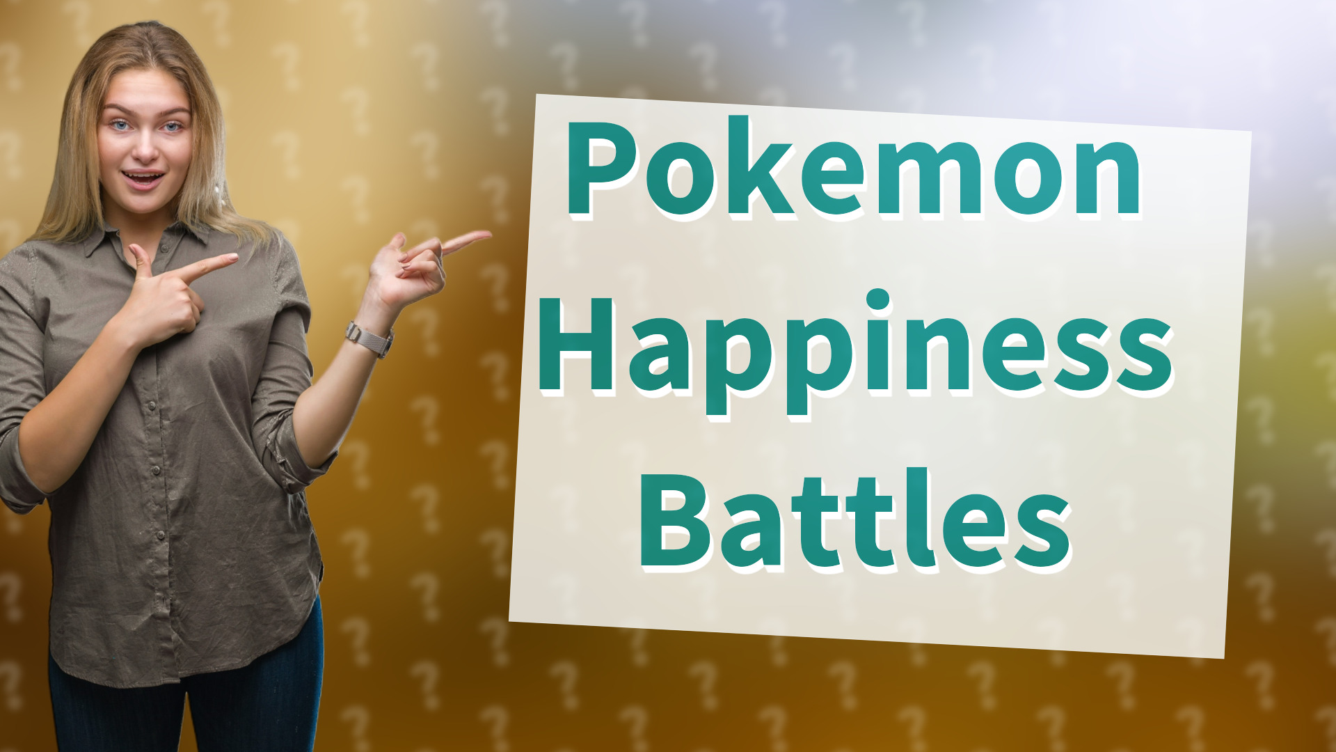 Pokemon Happiness Battles